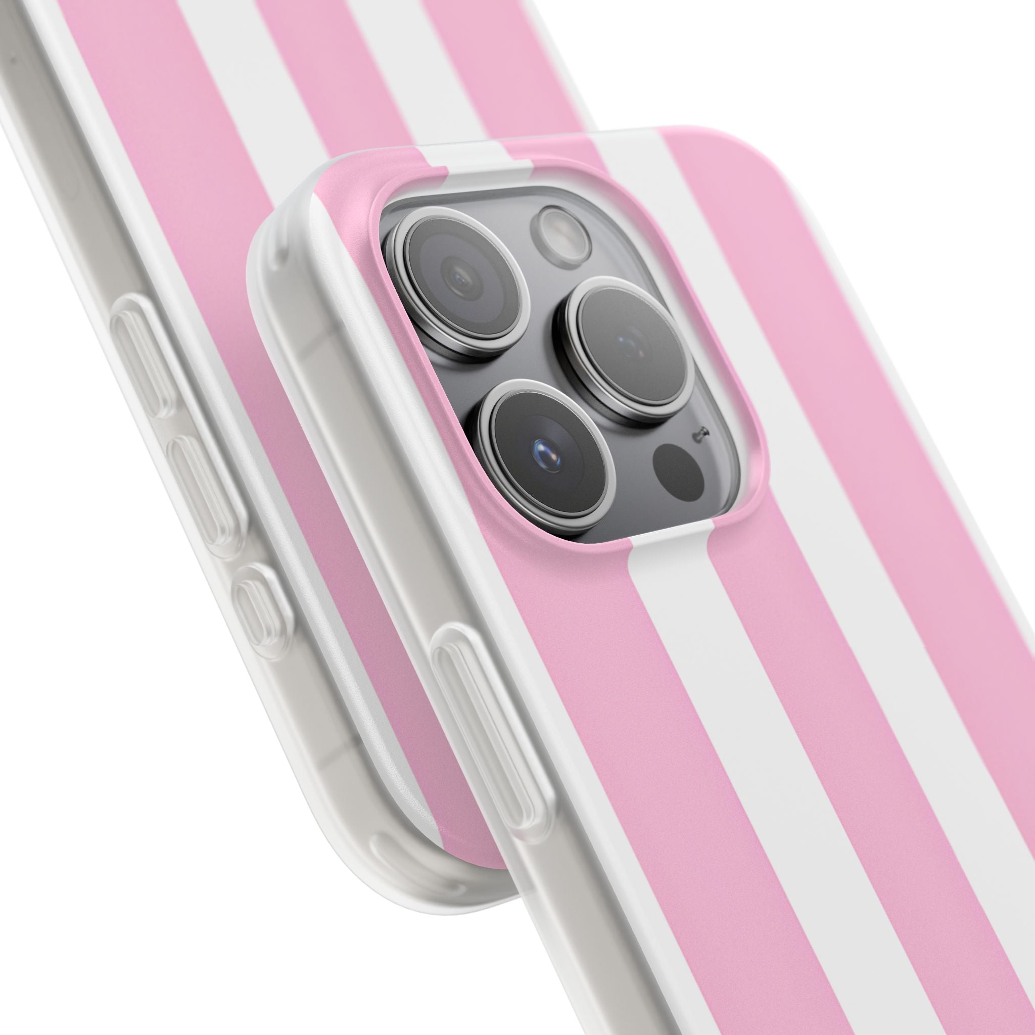 Soft Pink Stripe · Soft Phone Case for iPhone