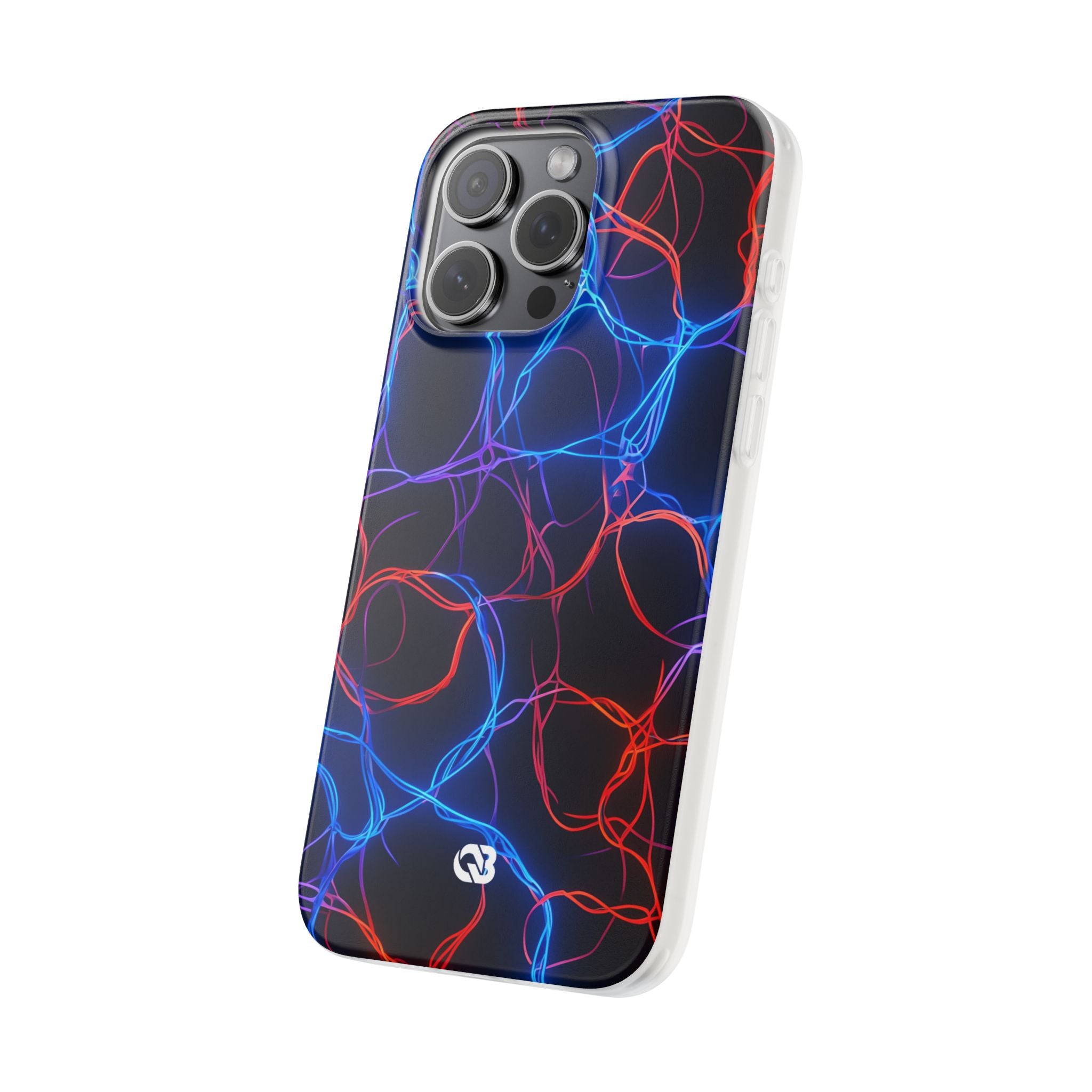 Electric Synapse Glow · Soft Handyhülle für iPhone