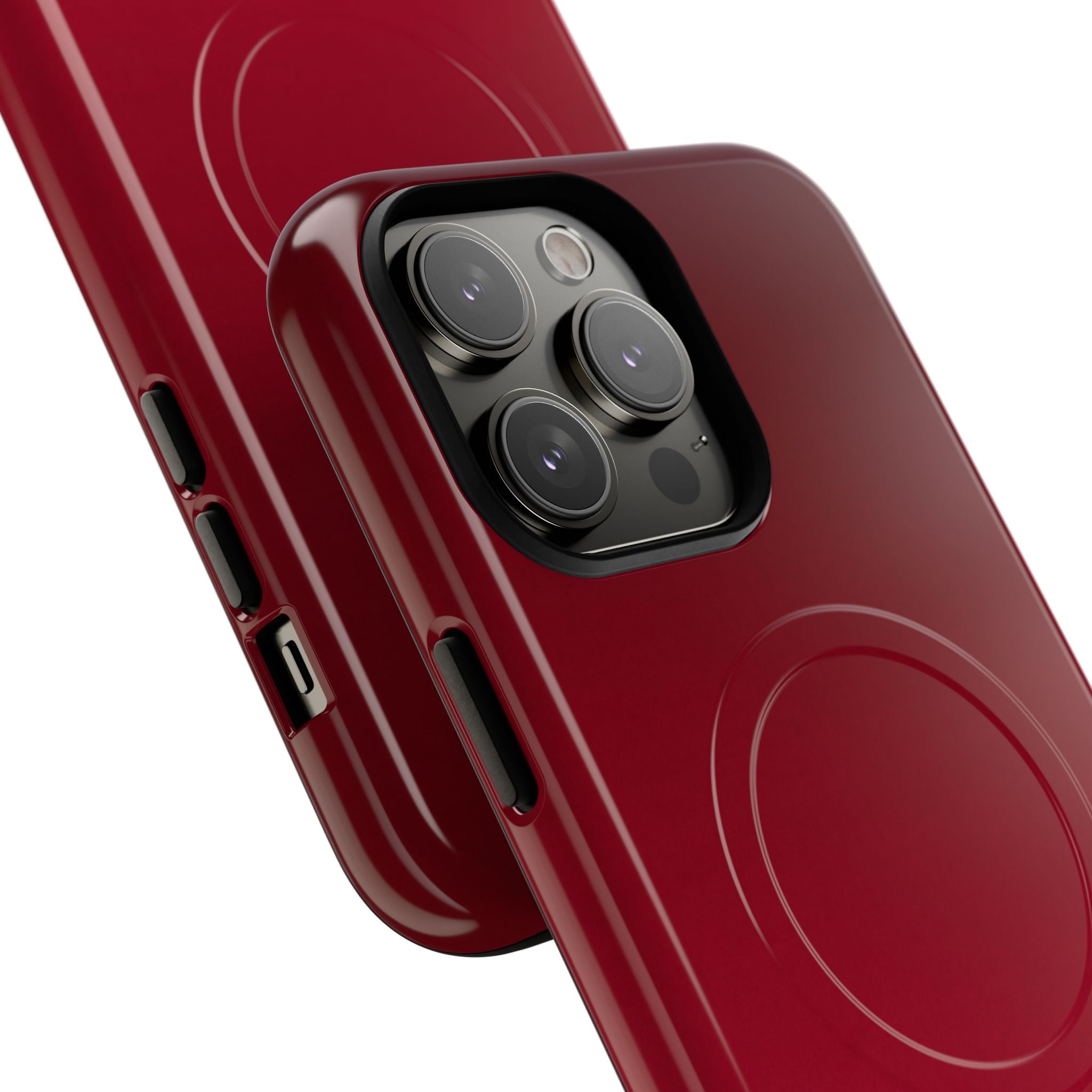 Red Tough 2.0 Magsafe Phone Case for iPhone - Crimson Velvet Fade