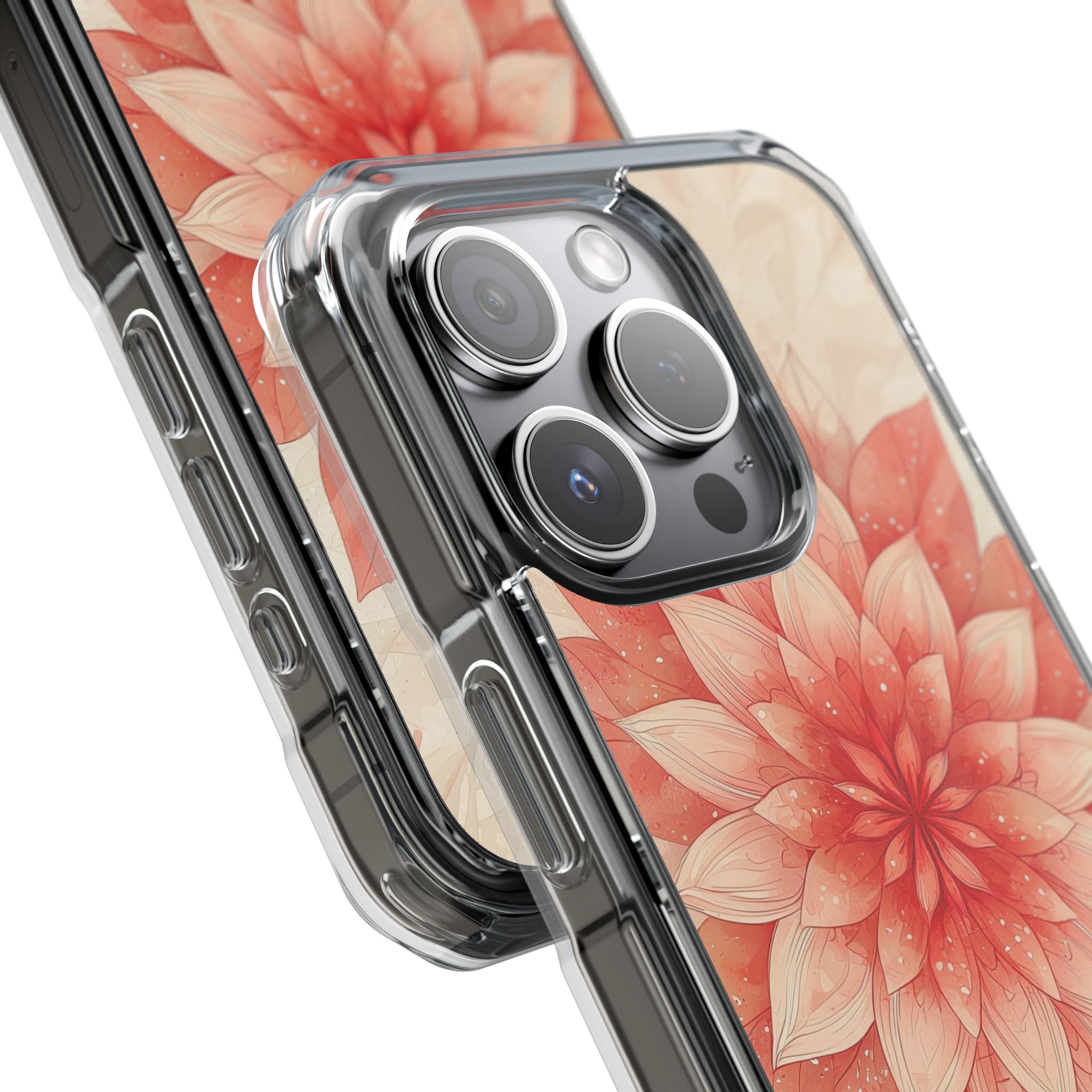 Coral Layered Bloom · Impact Phone Case for iPhone · Magsafe