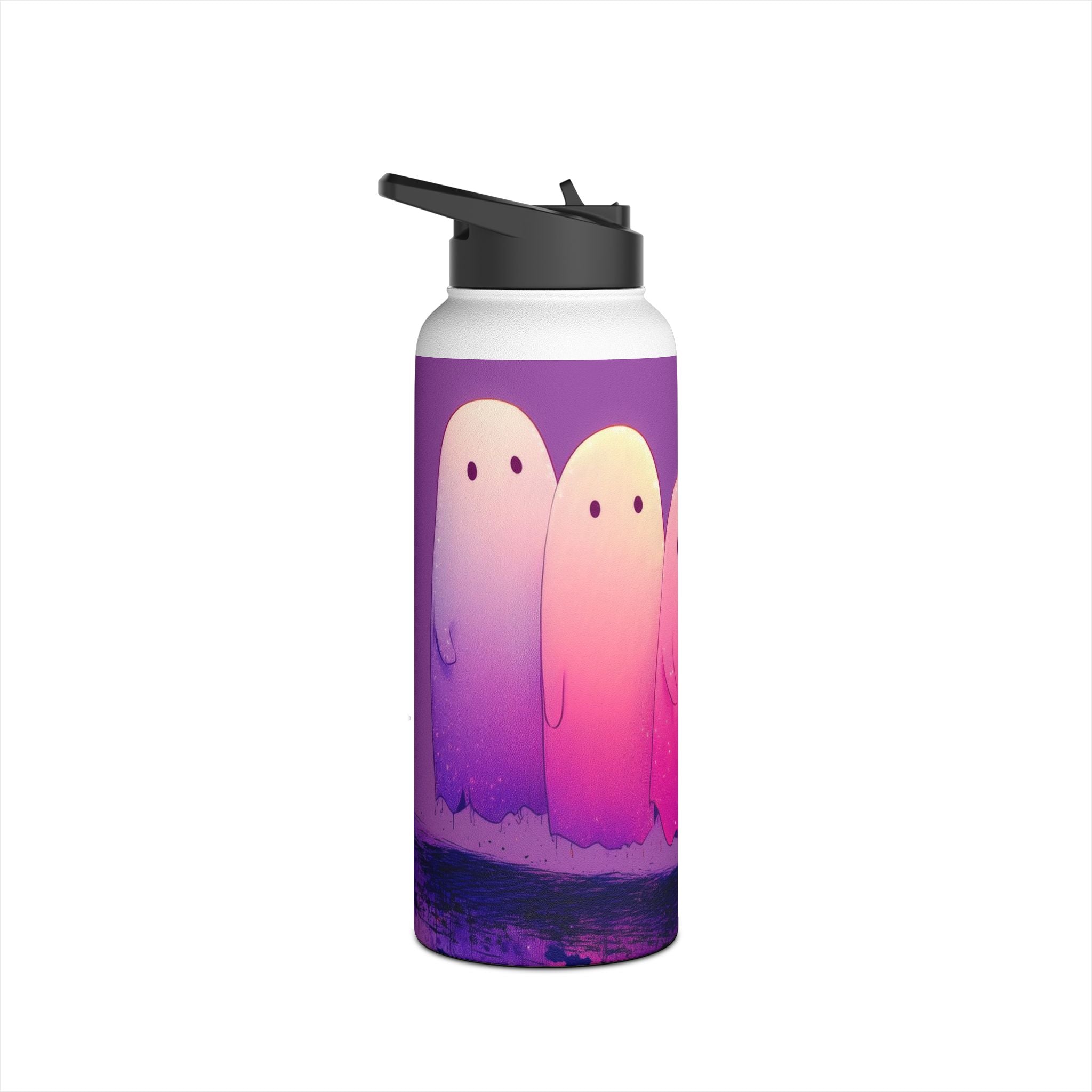 Ghostly Glow - Stainless Steel Water Bottle