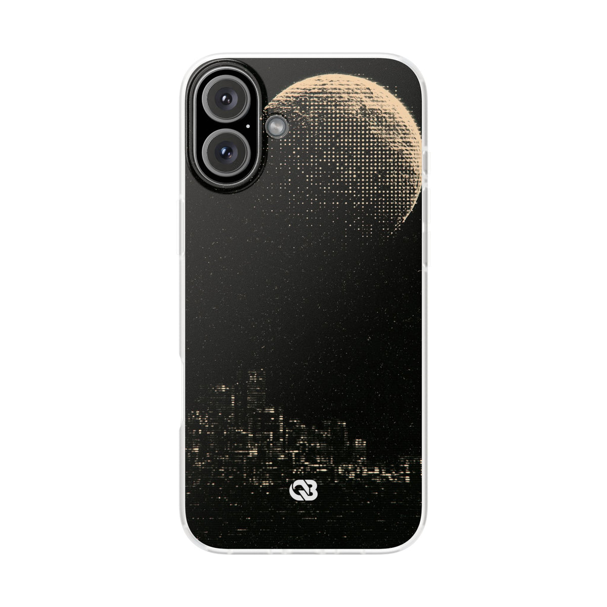 Lunar Metropolis Nocturne · Lite Phone Case for iPhone · Black