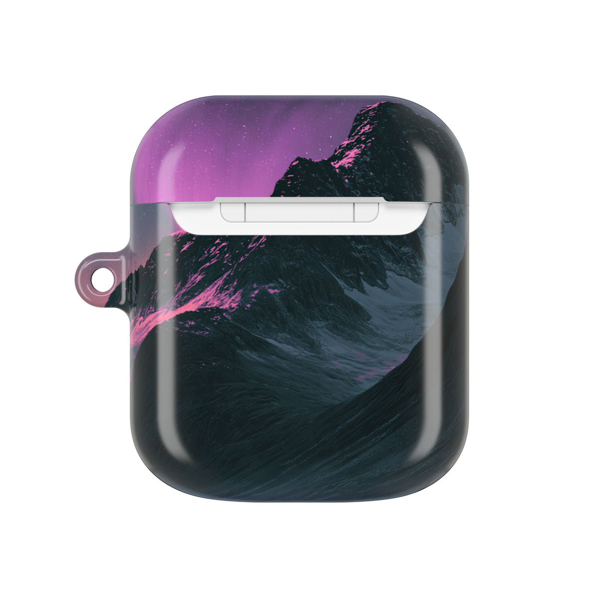 Arctic Aurora Summit · Hard Case for AirPods & AirPods Pro · Black