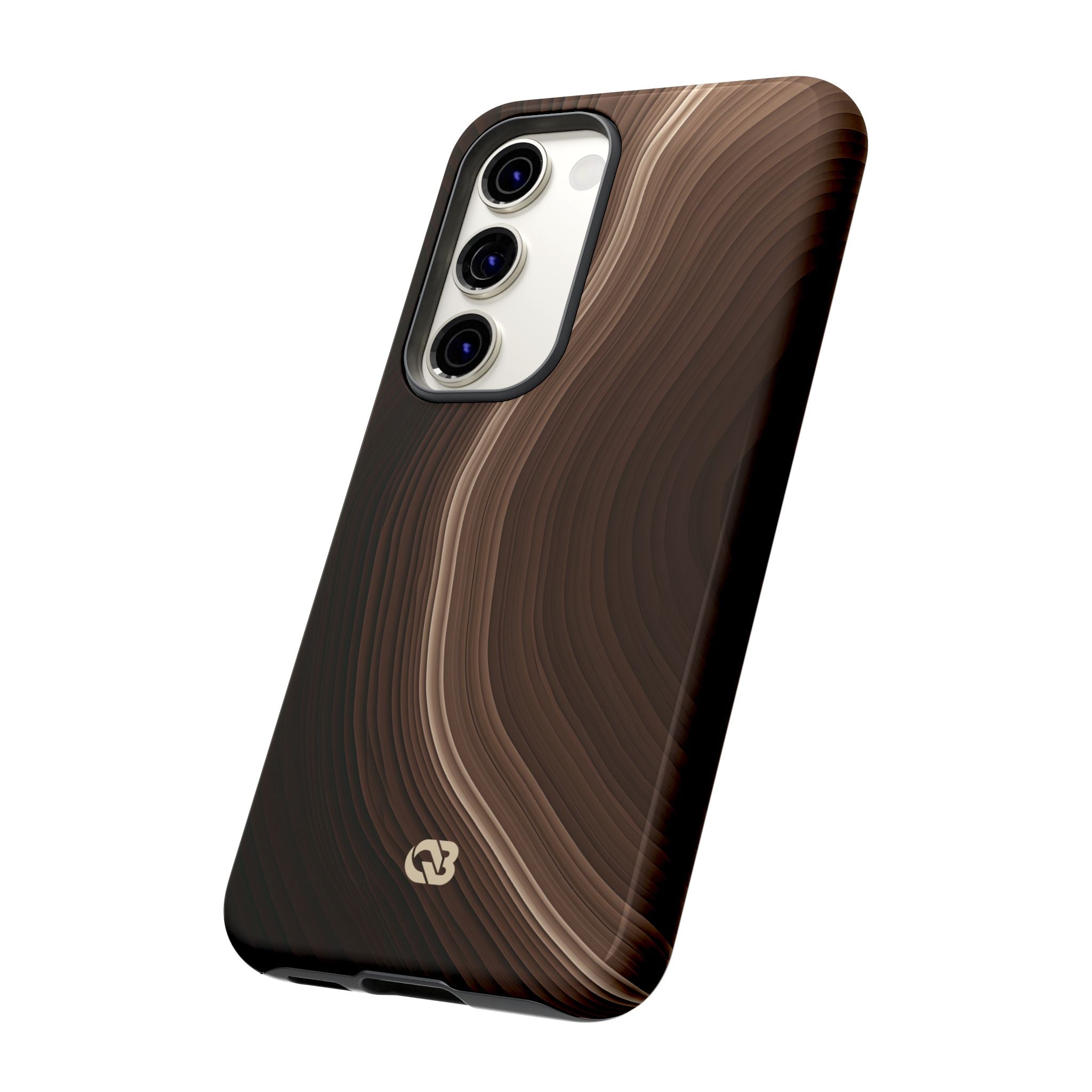 Brown Tough Phone Case for Samsung - Bronzed Canyon Relief
