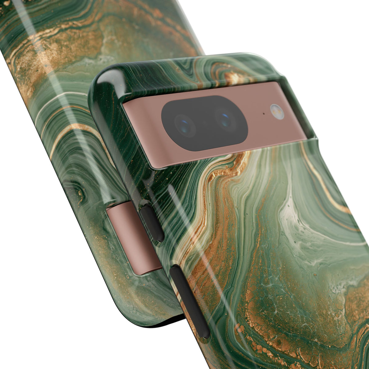 Jade Suminagashi · Tough Phone Case for Pixel · Green