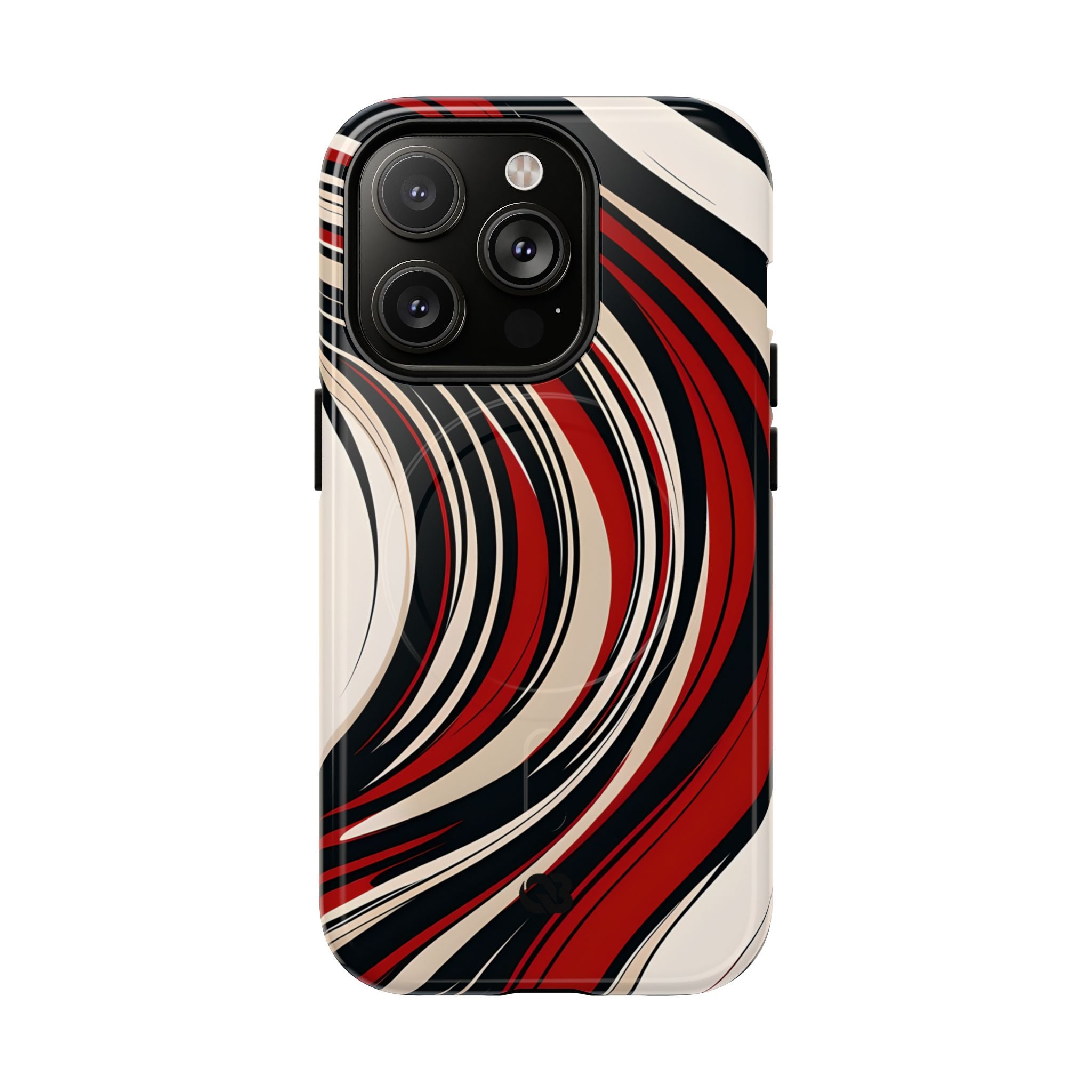 Crimson Flow Waves · Tough+ Magsafe