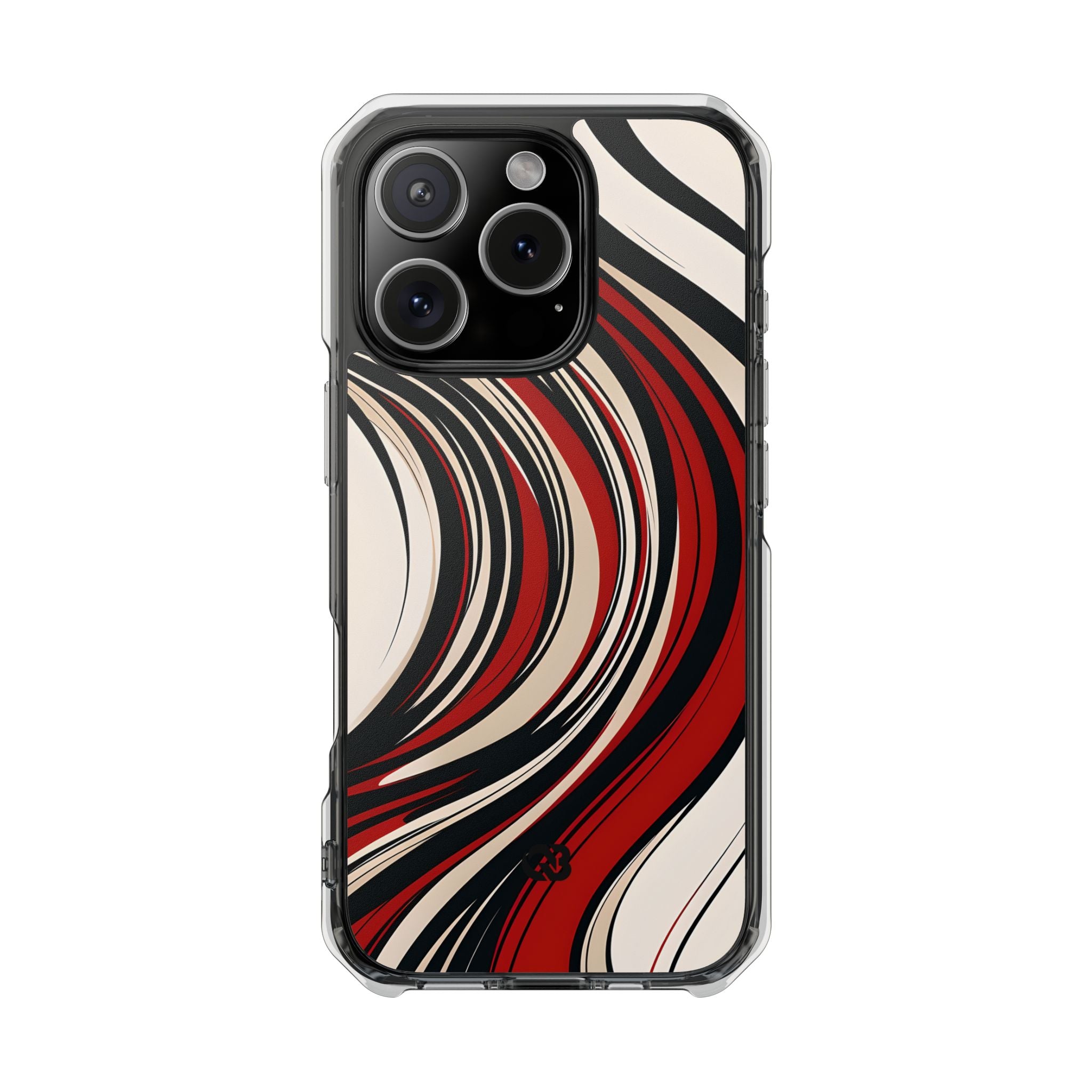 Karmesin Fluss Wellen · Impact Handyhülle für iPhone · Magsafe