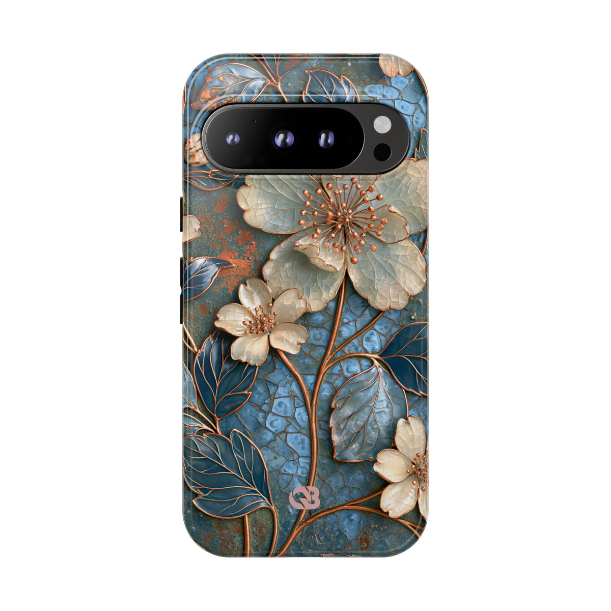Gilded Blossom Reverie · Tough Phone Case for Pixel · Teal