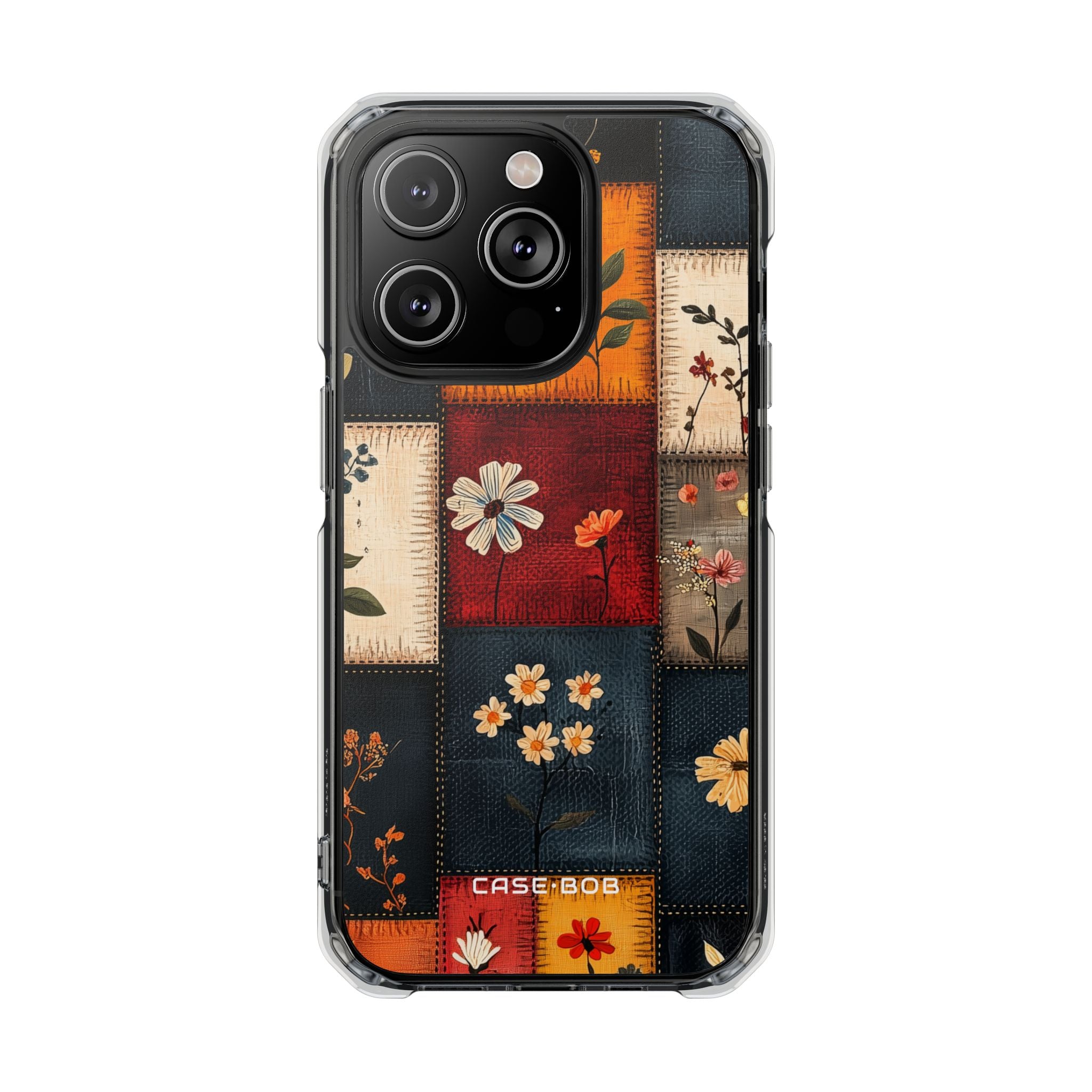 Patchwork Blooms iPhone 14 Pro - Impact suojakotelo