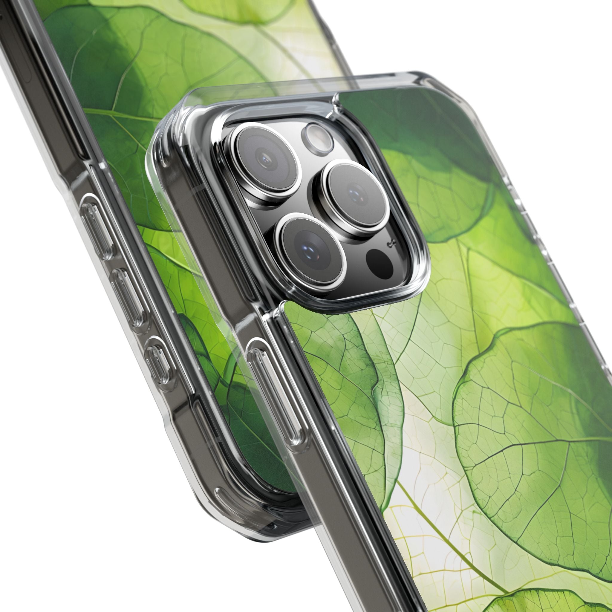 Emerald Leaf Veins · Impact Phone Case for iPhone · Magsafe