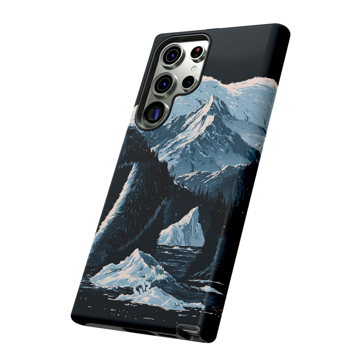 Nordic Arctic Bear · Tough Phone Case for Samsung · Black