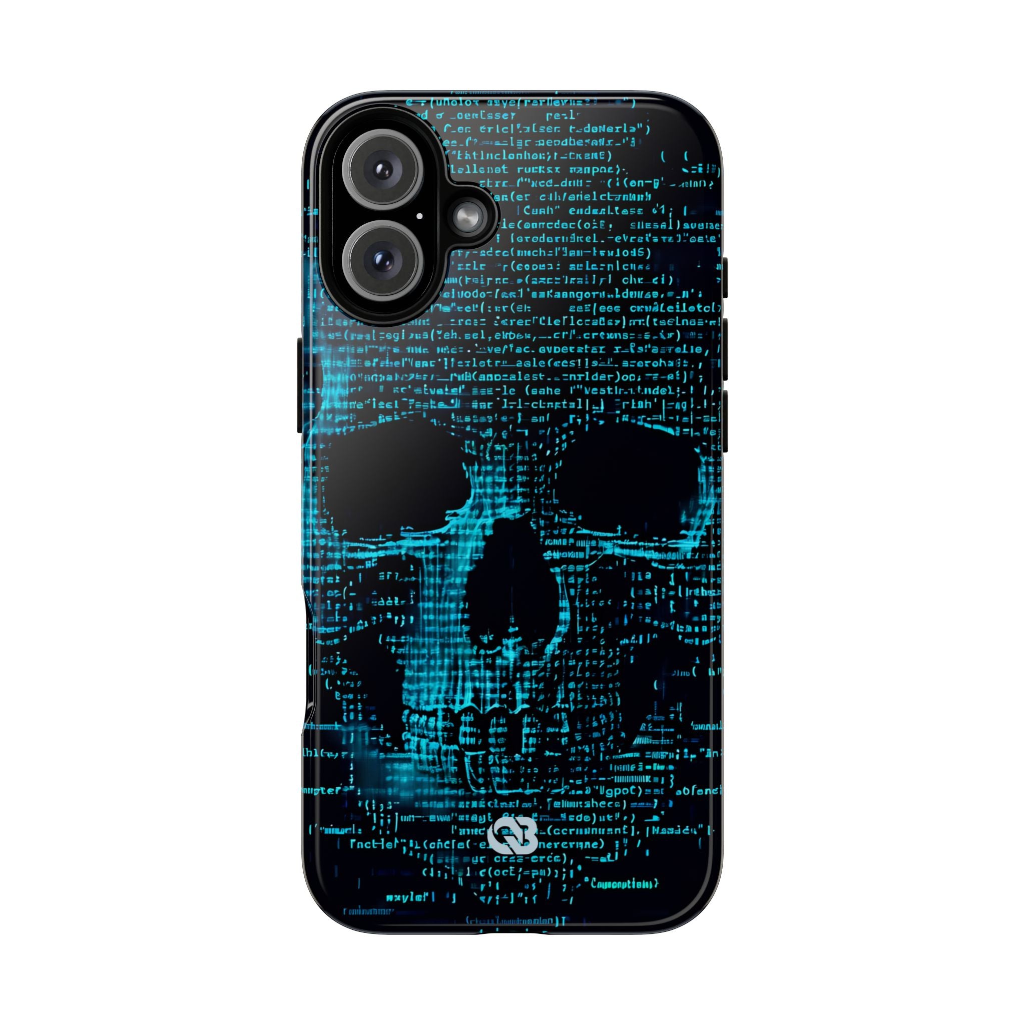 Cyan Glitch Skull · Tough