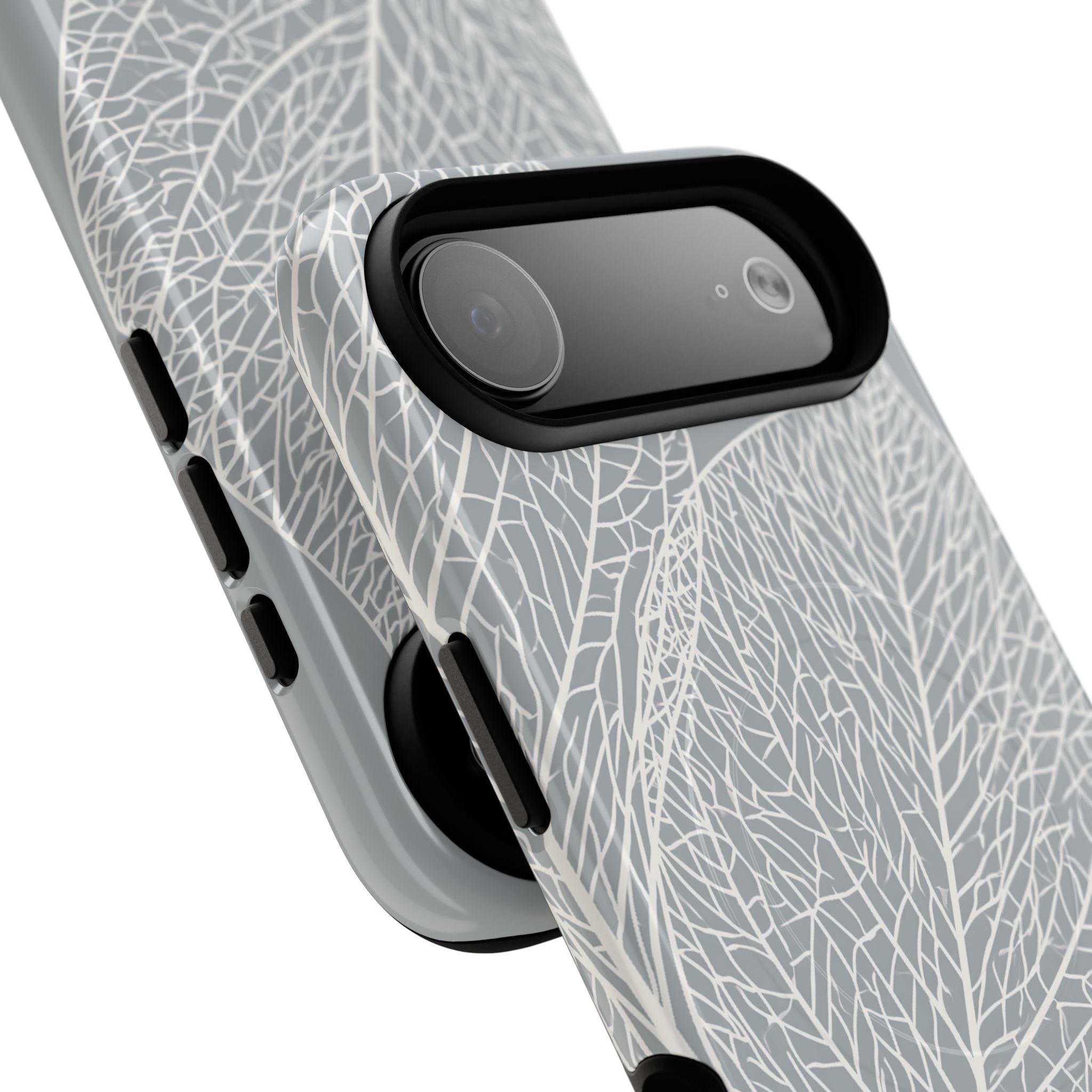 Grey Tough 2.0 Magsafe Phone Case for iPhone - Frosted Ash Veins
