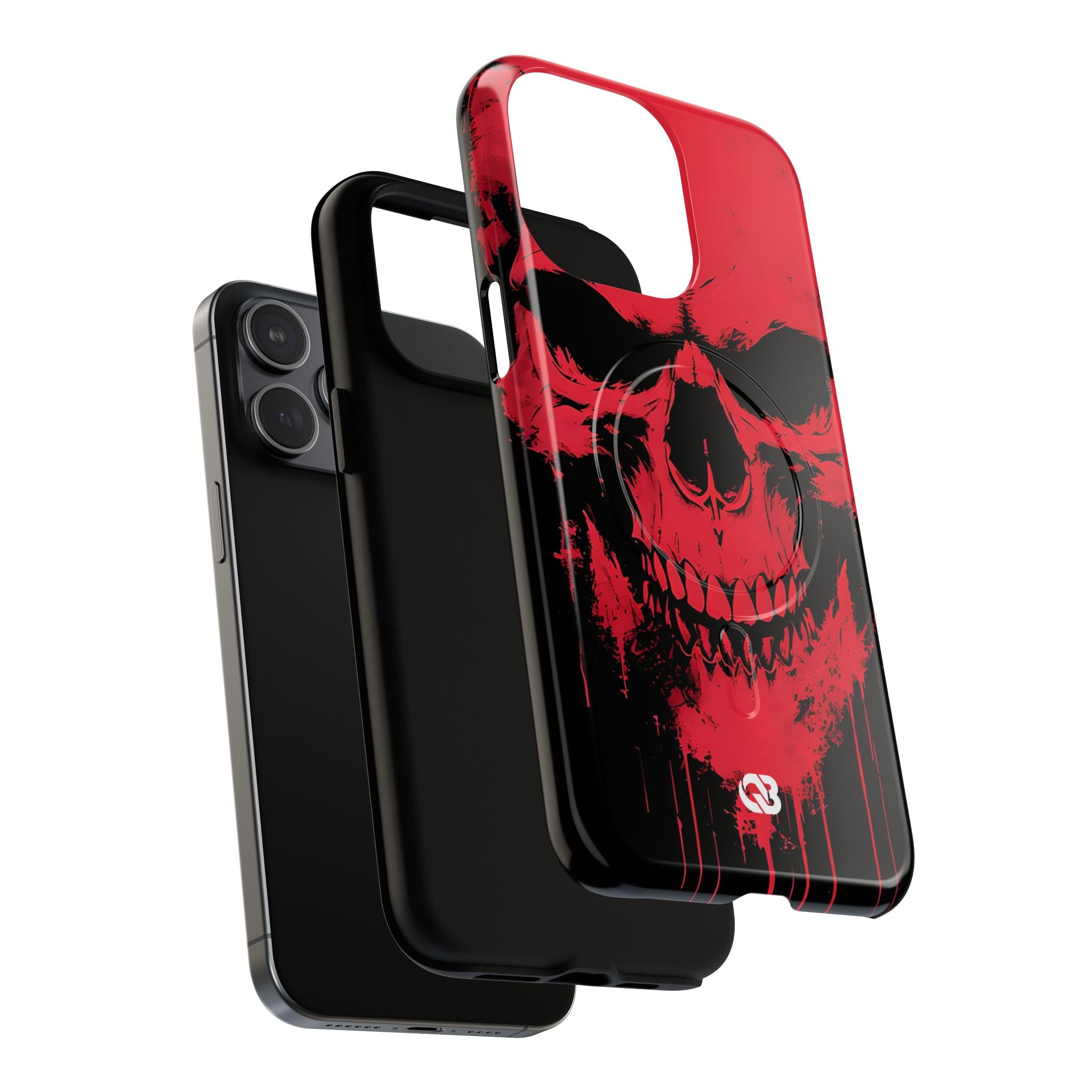 Crimson Street Skull · Tough+ Magsafe