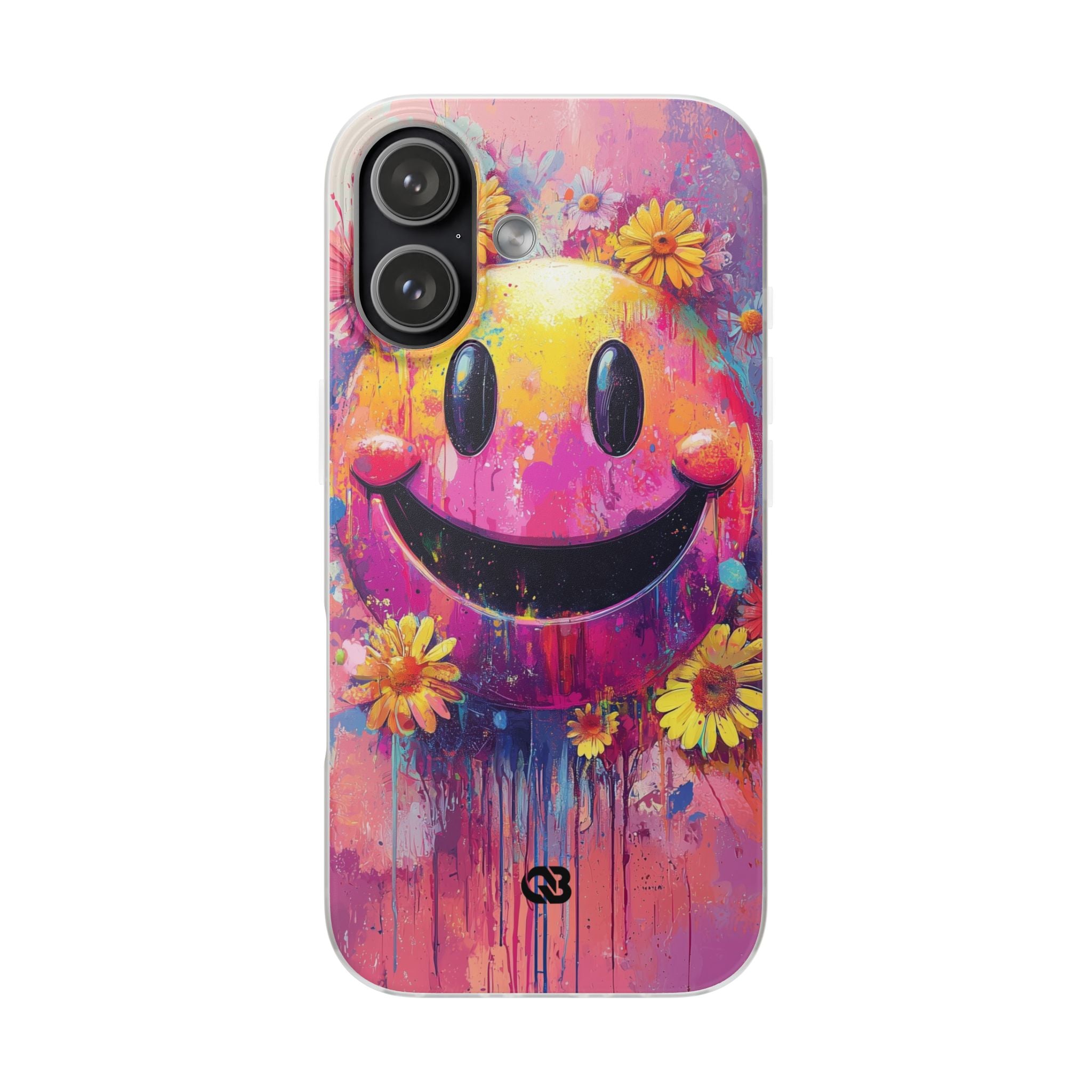 Vivid Grin Graffiti · Soft Phone Case for iPhone