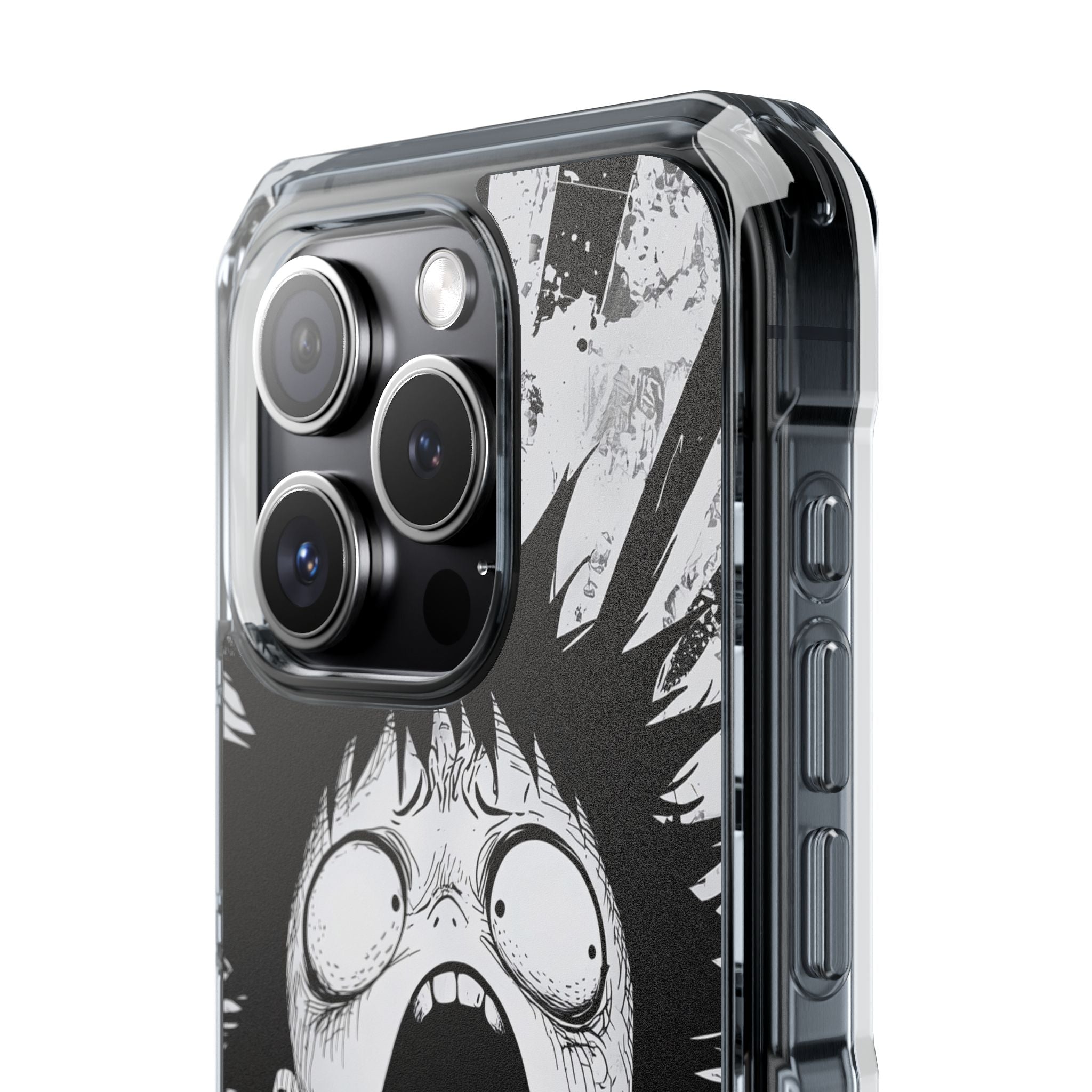 Chaotic Monochrome Scream · Impact Magsafe