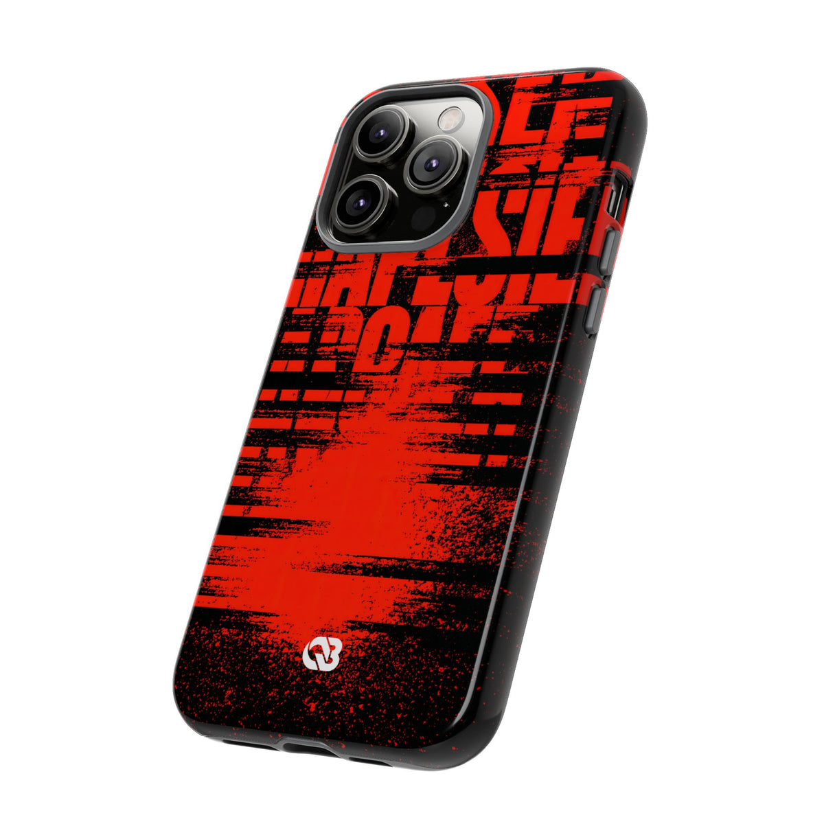 Crimson Redaction · Tough Phone Case for iPhone · Black