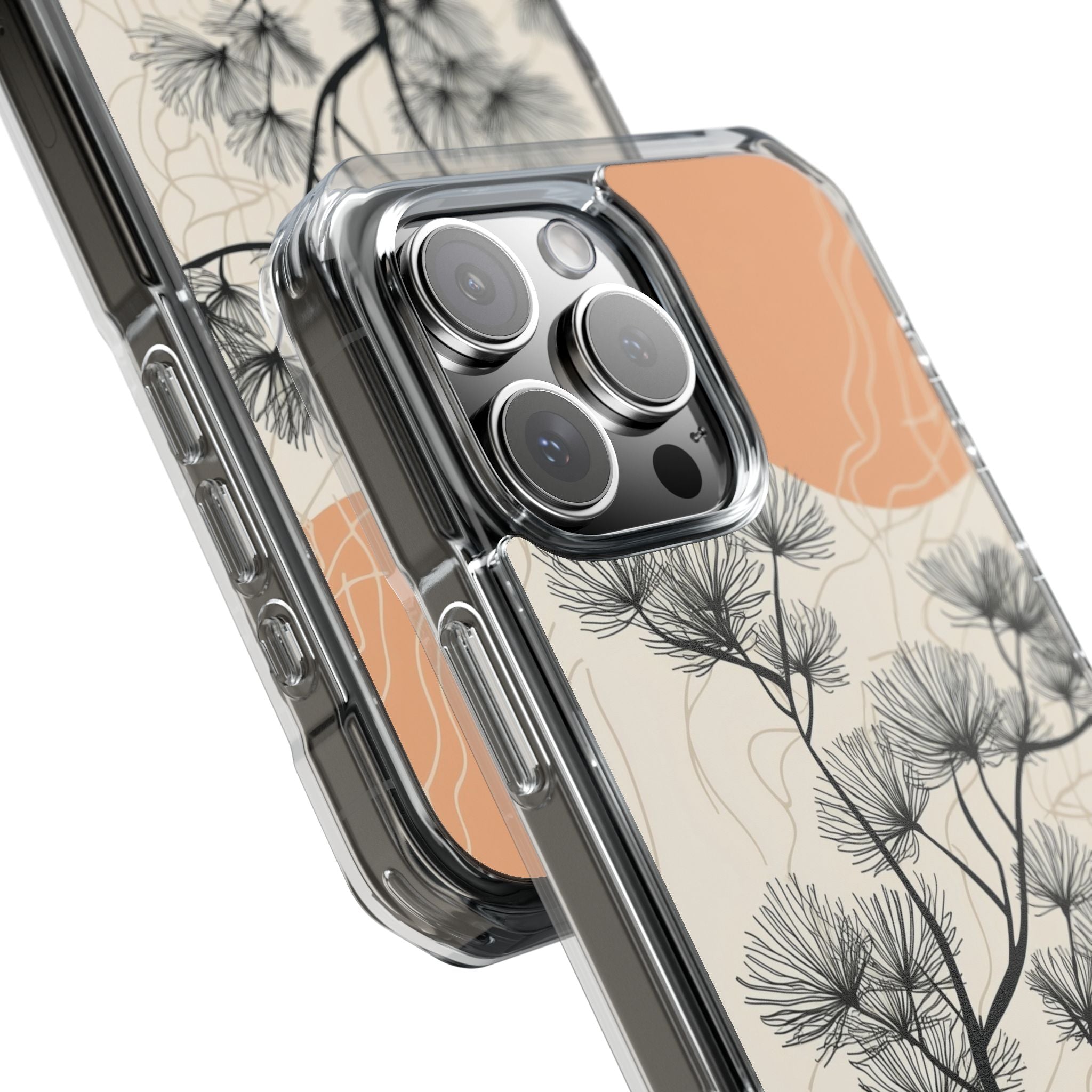 Spiky Tree Sunset iPhone 16 Pro Max Skal - Impact