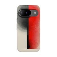 Red Tough Phone Case for Google Pixel - Split Signal Red