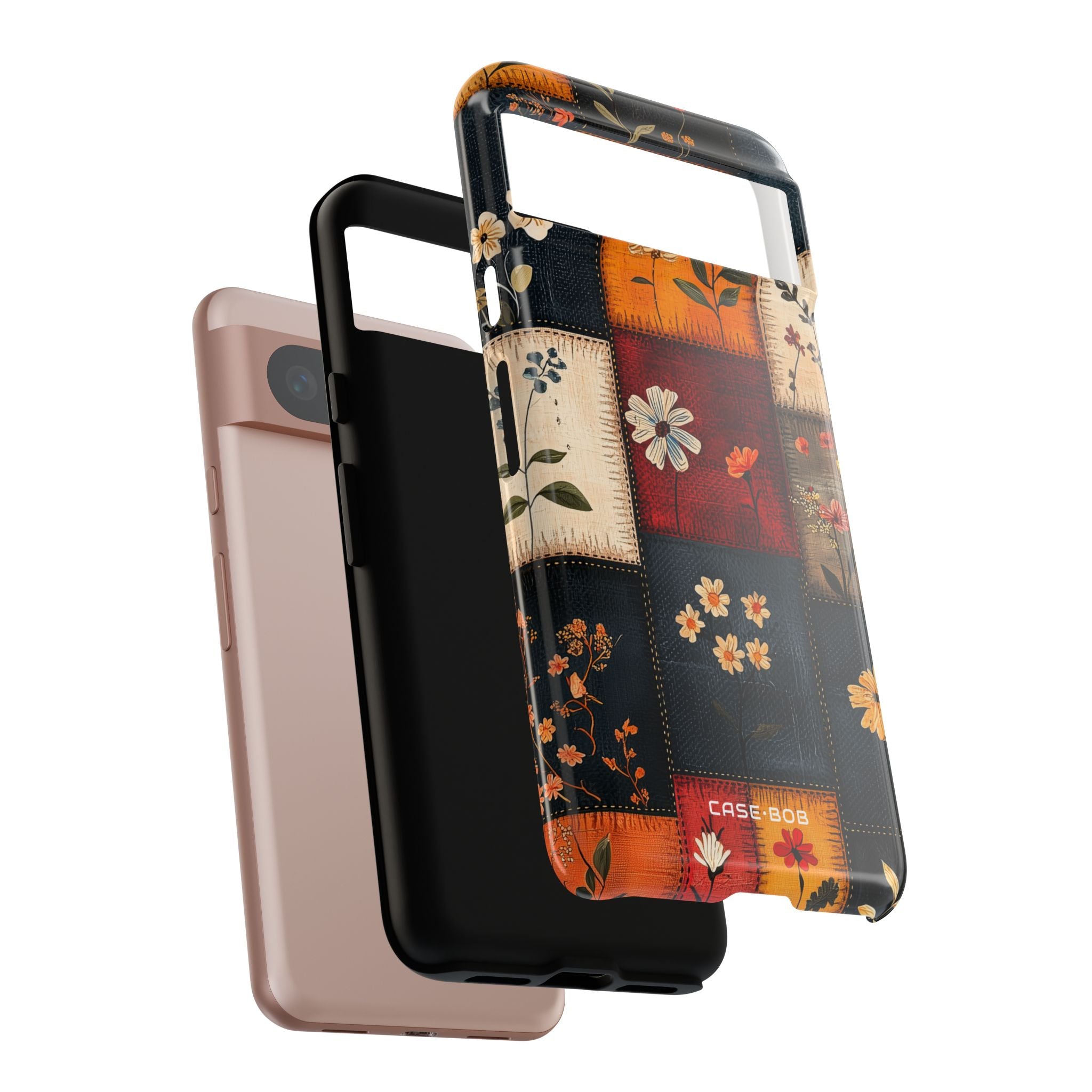 Patchwork Blooms Google Pixel 8 Case - Tough