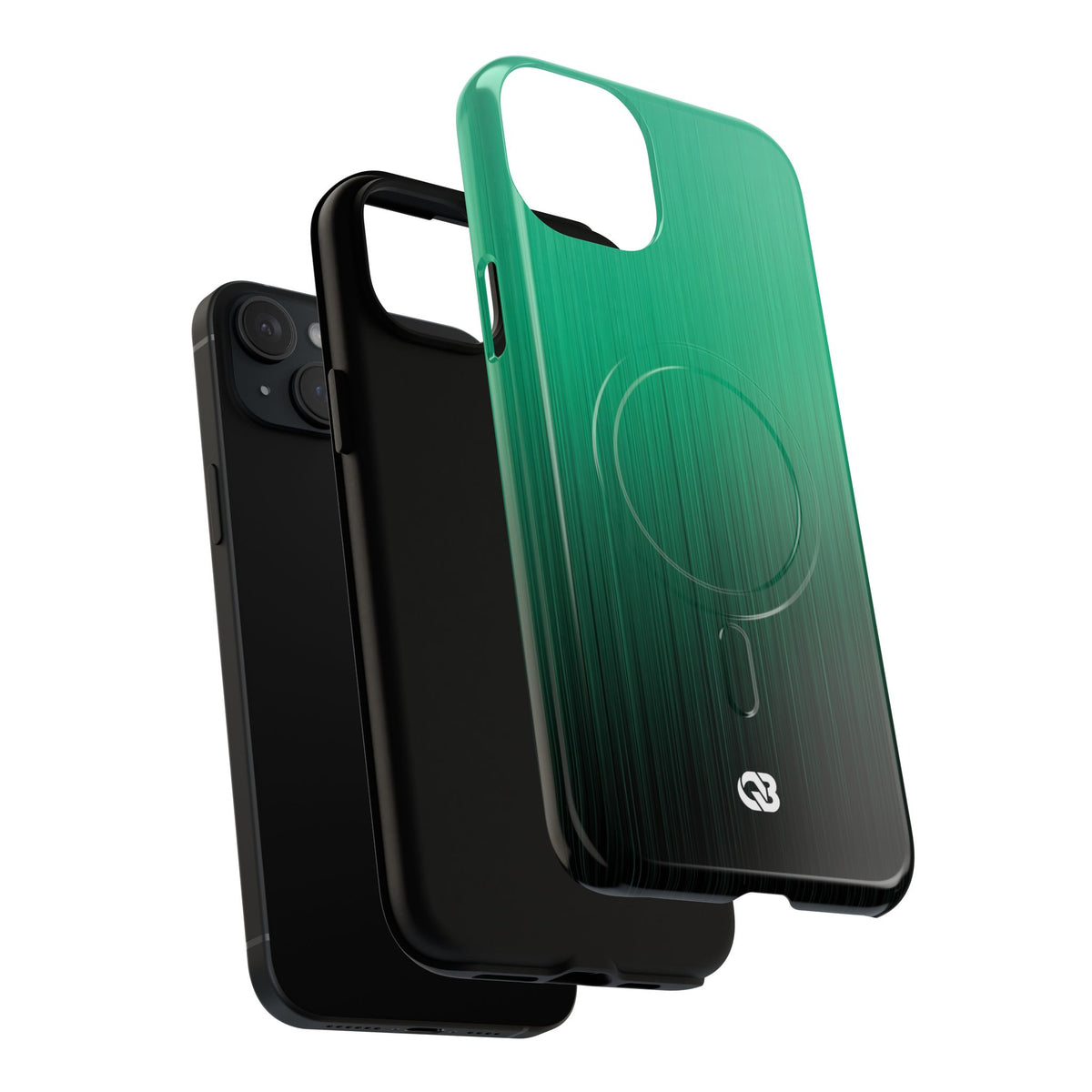 Emerald Cascade · Tough 2.0 Magnetic Phone Case for iPhone · Green