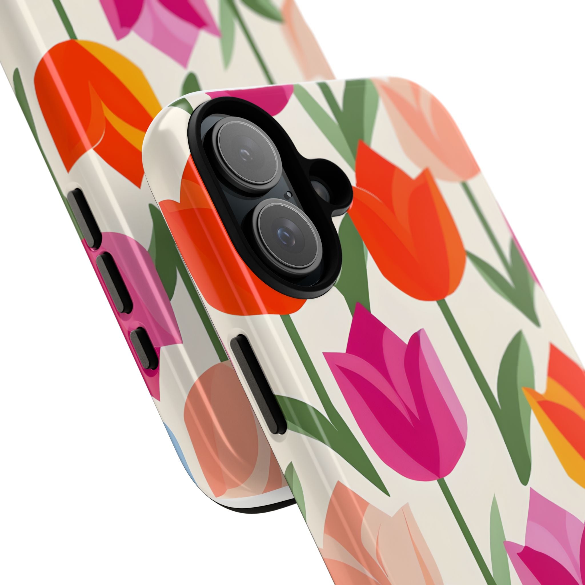 Vibrant Petal Grid · Tough Fundas para teléfono para iPhone
