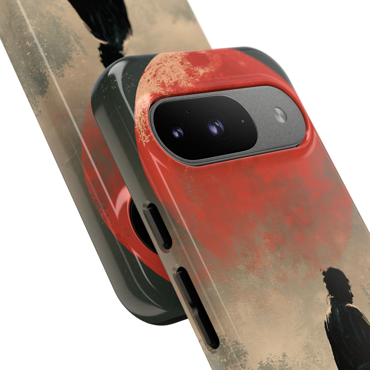 Crimson Moon Ronin · Tough Phone Case for Pixel · Red
