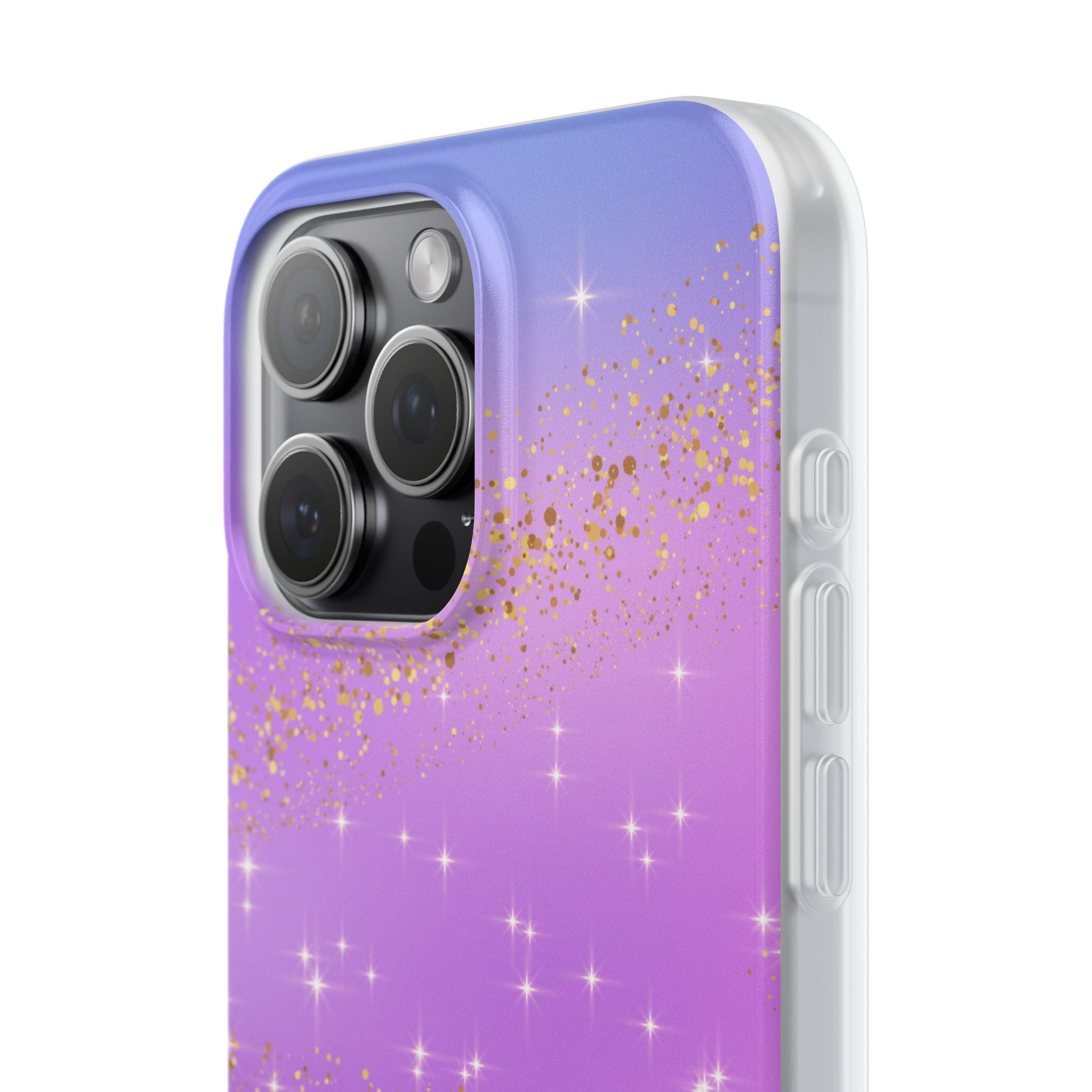 Golden Glide iPhone 15 Pro Max Case - Soft