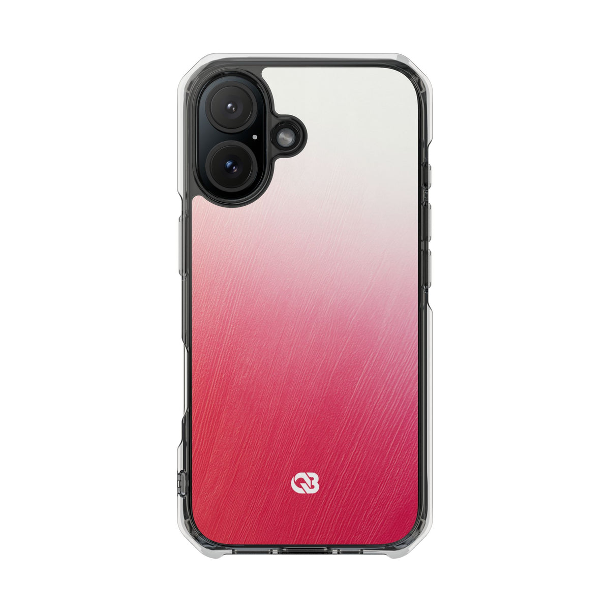 Rose Haze · Clear Impact Magnetic Phone Case for iPhone · Pink