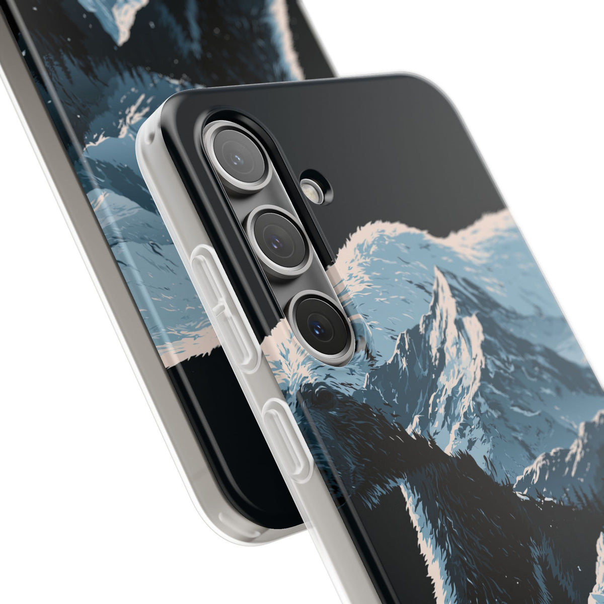 Nordic Arctic Bear · Lite Phone Case for Samsung · Black