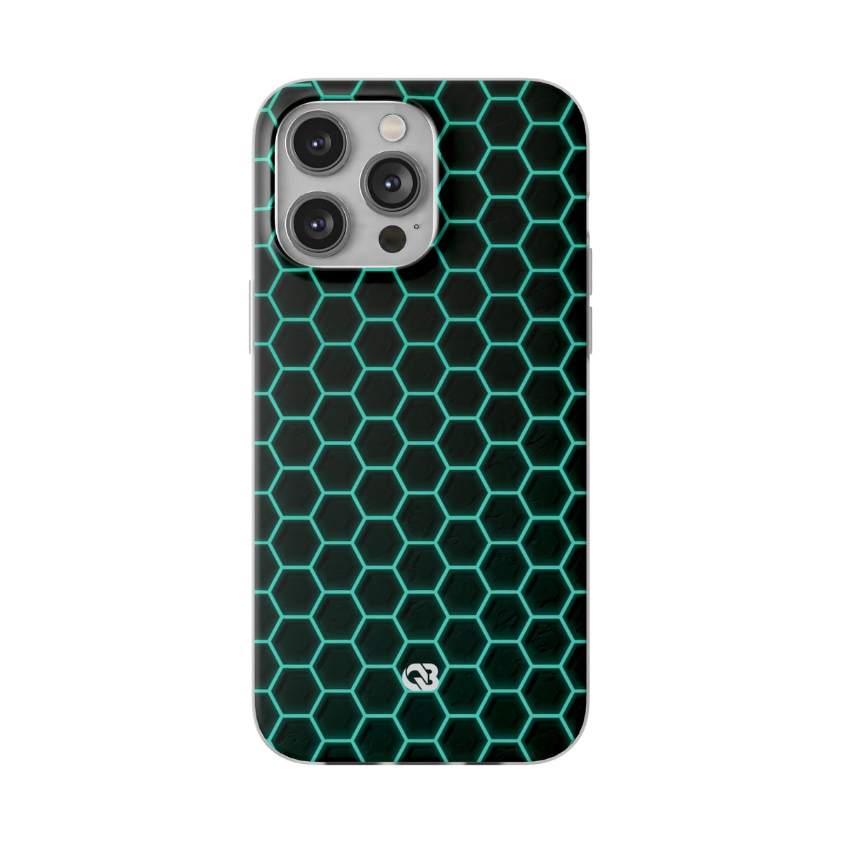 Neon Hex Spectrum · Lite Phone Case for iPhone · Teal