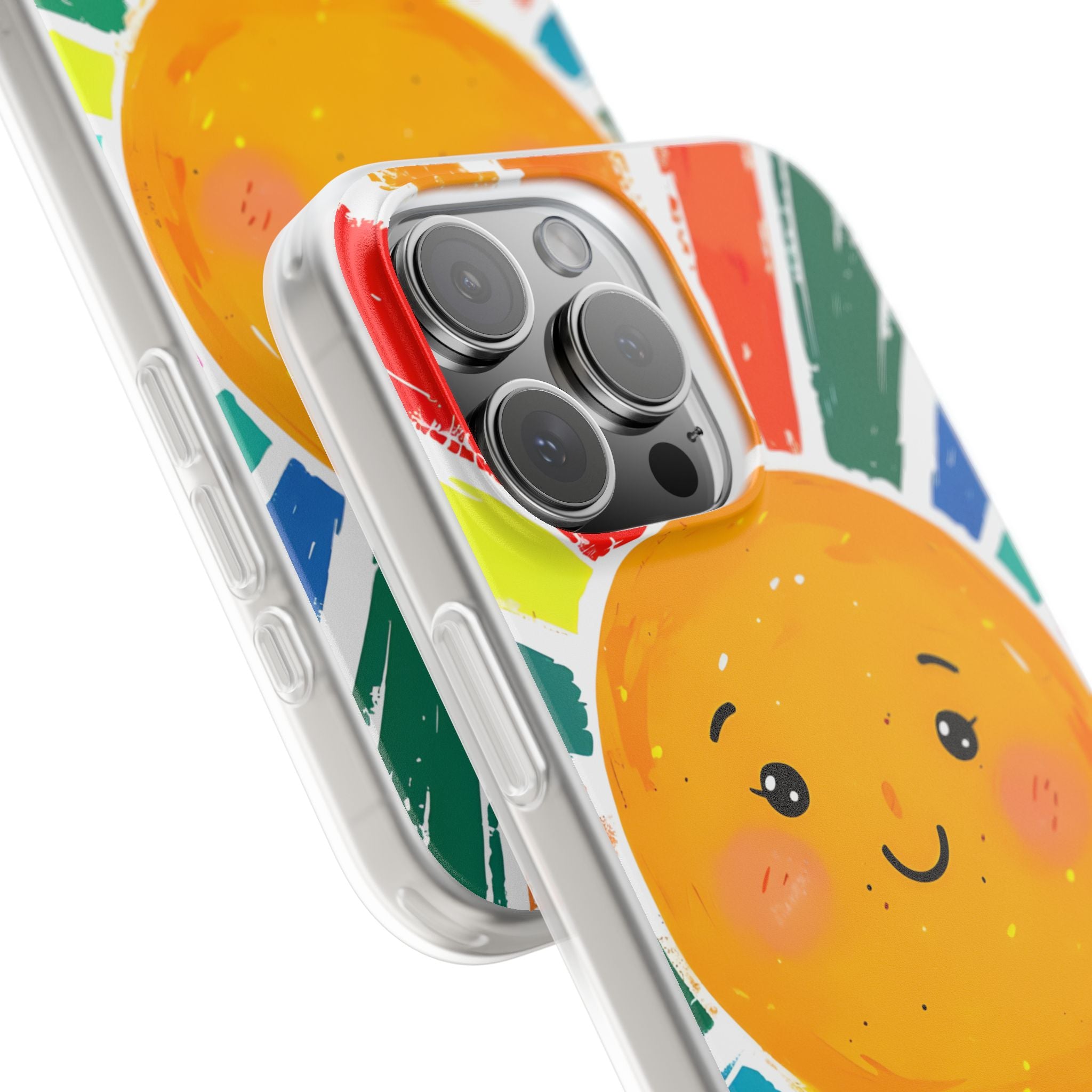 Sunny Smiles iPhone 16 Pro Max Cover - Blød