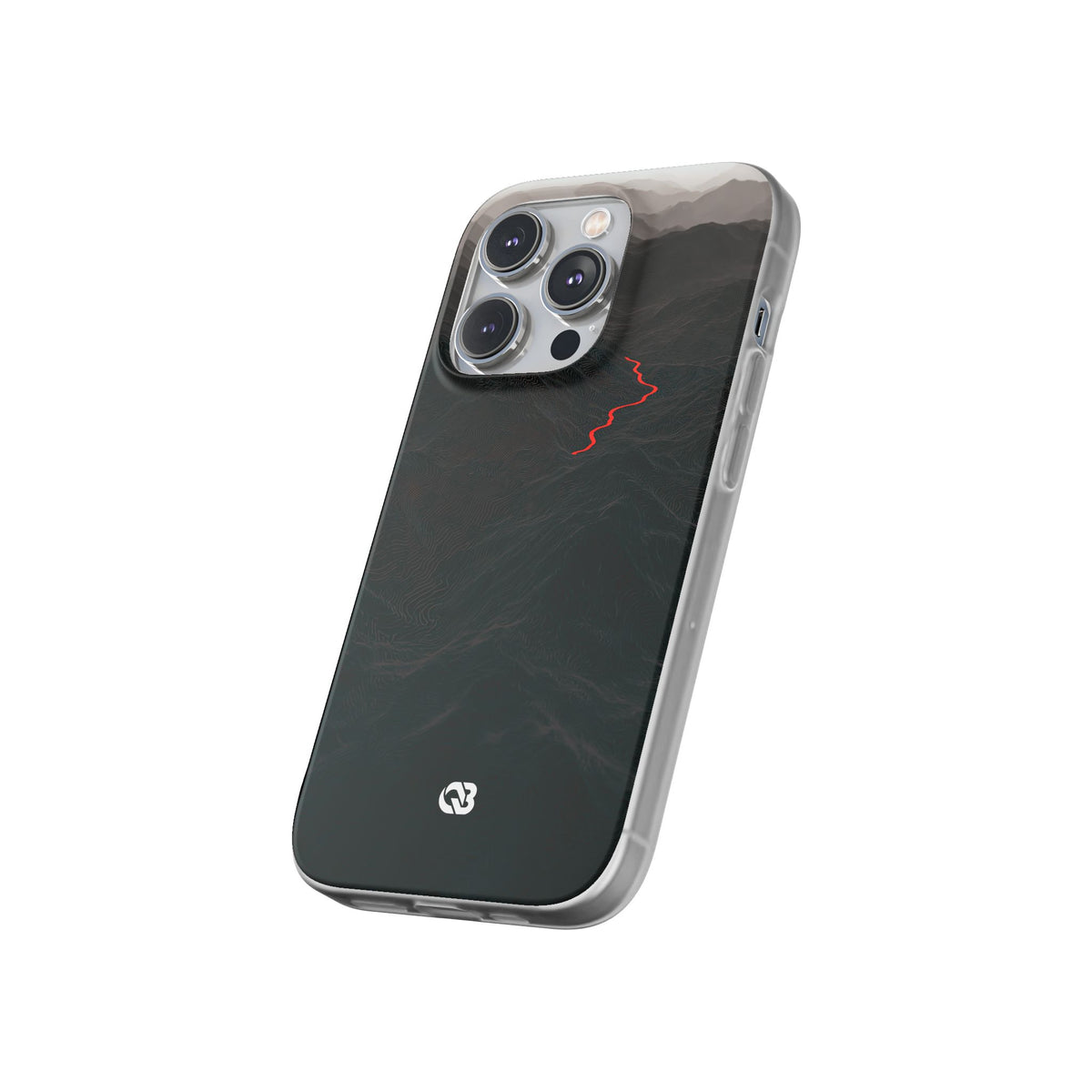 Crimson Ridge Pass · Lite Phone Case for iPhone · Black
