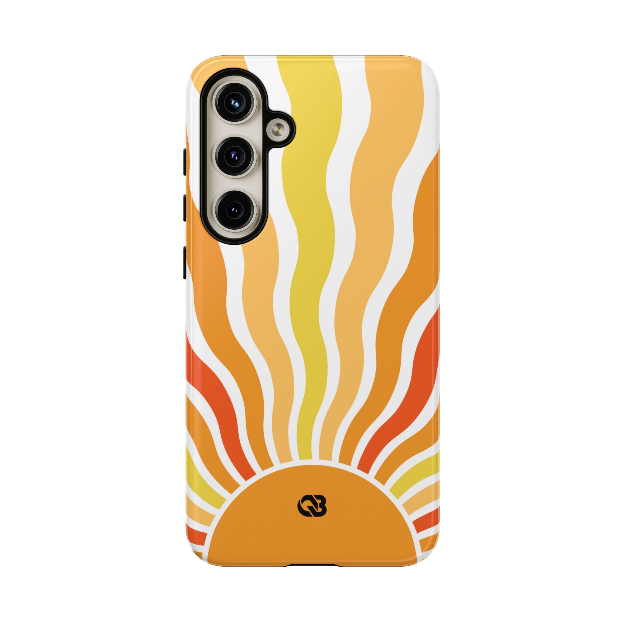 Amber Solar Waves · Tough Phone Case for Samsung