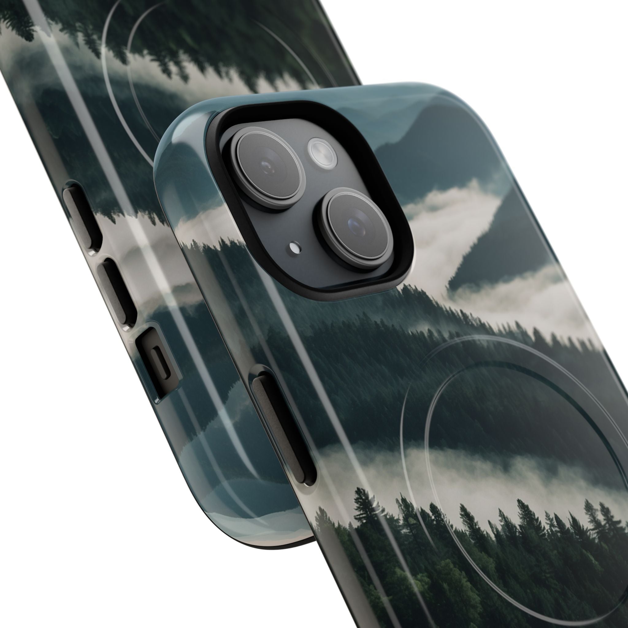 Misty Pine Peaks · Tough+ Phone Case for iPhone · Magsafe