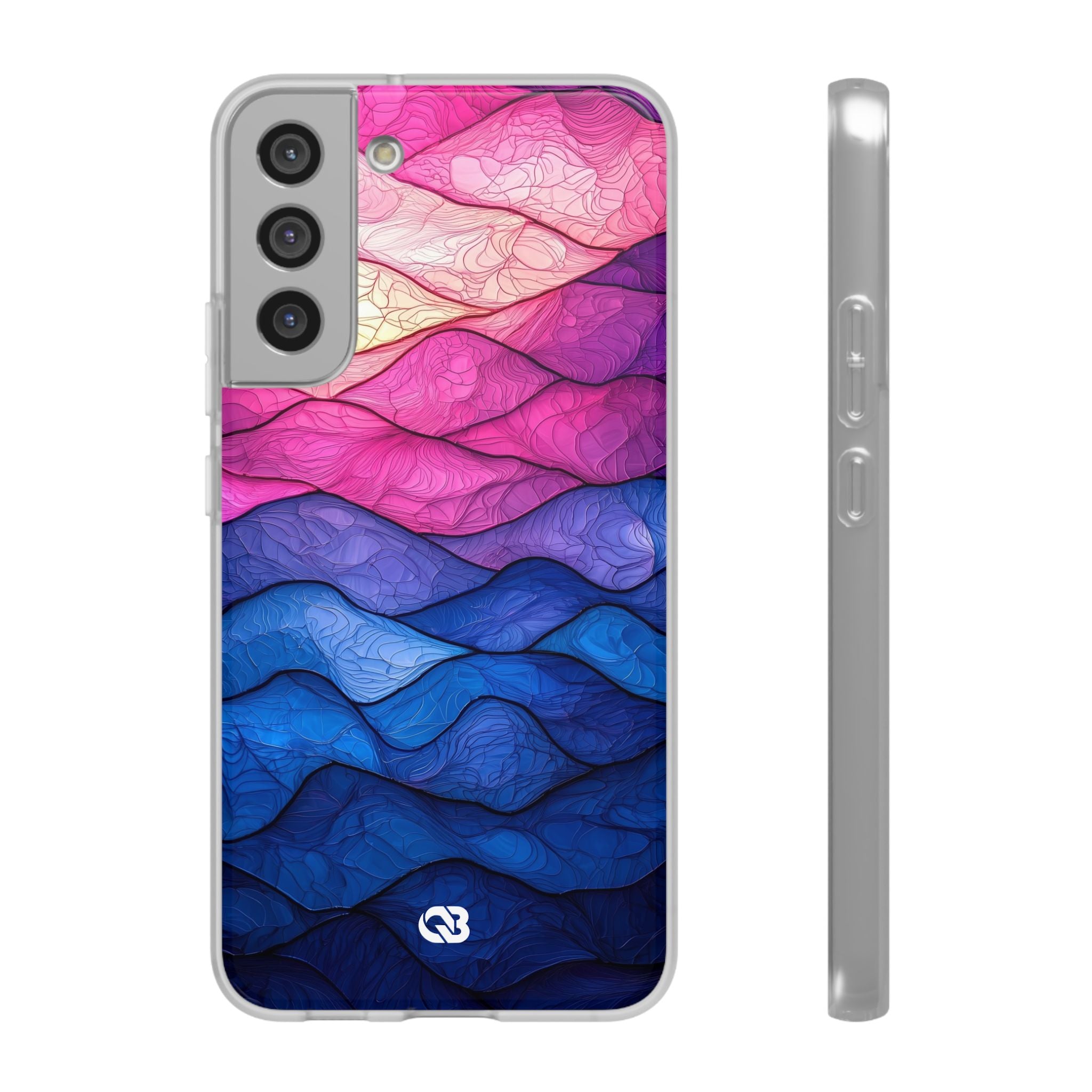 Electric Ridge Flow · Soft Phone Case for Samsung