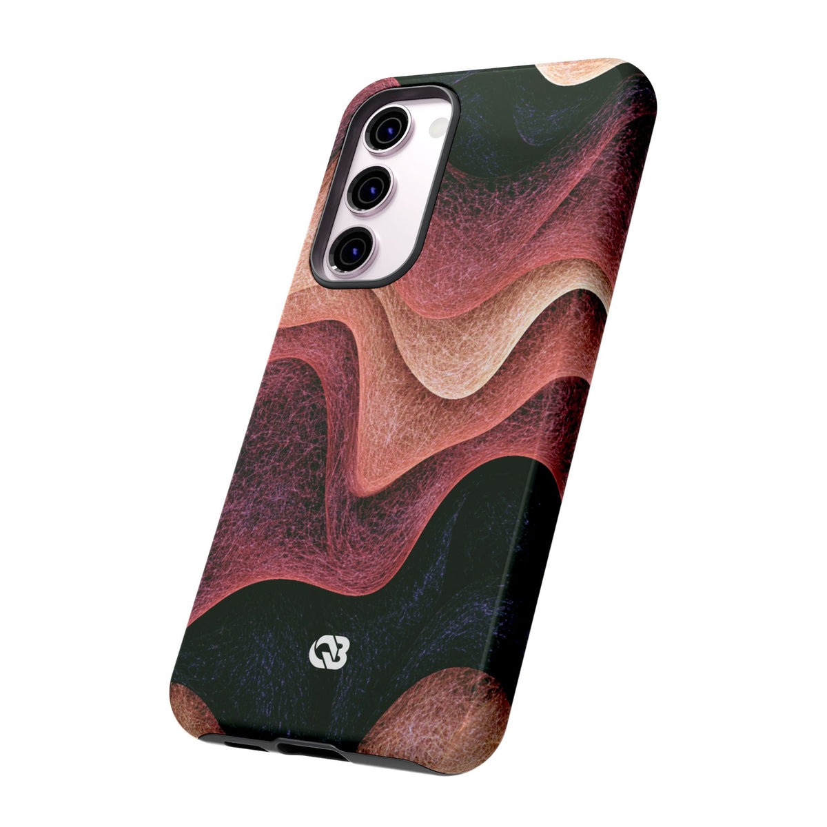 Rose Contour Waves · Tough Phone Case for Samsung · Pink