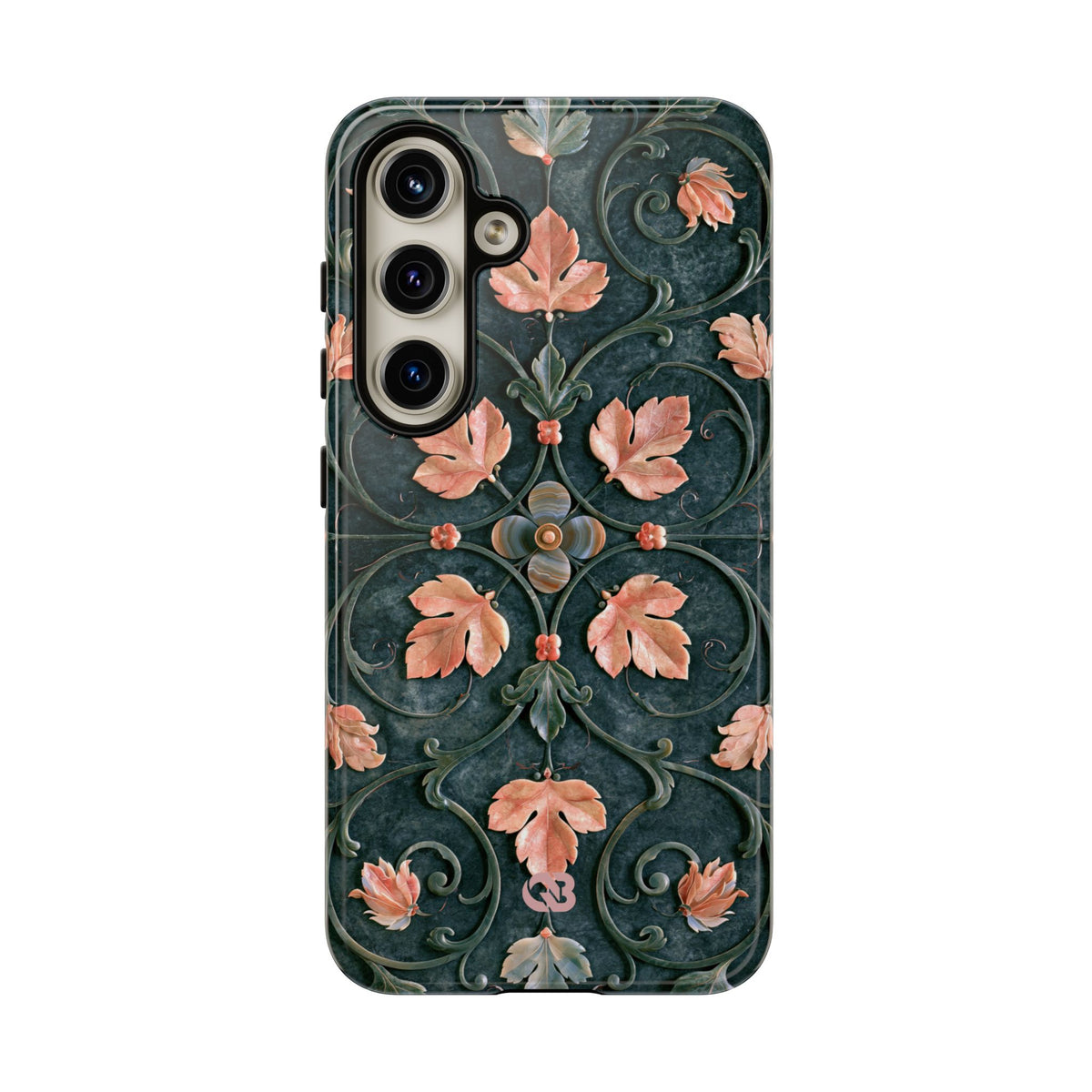 Florentine Rose Arabesque · Tough Phone Case for Samsung · Green