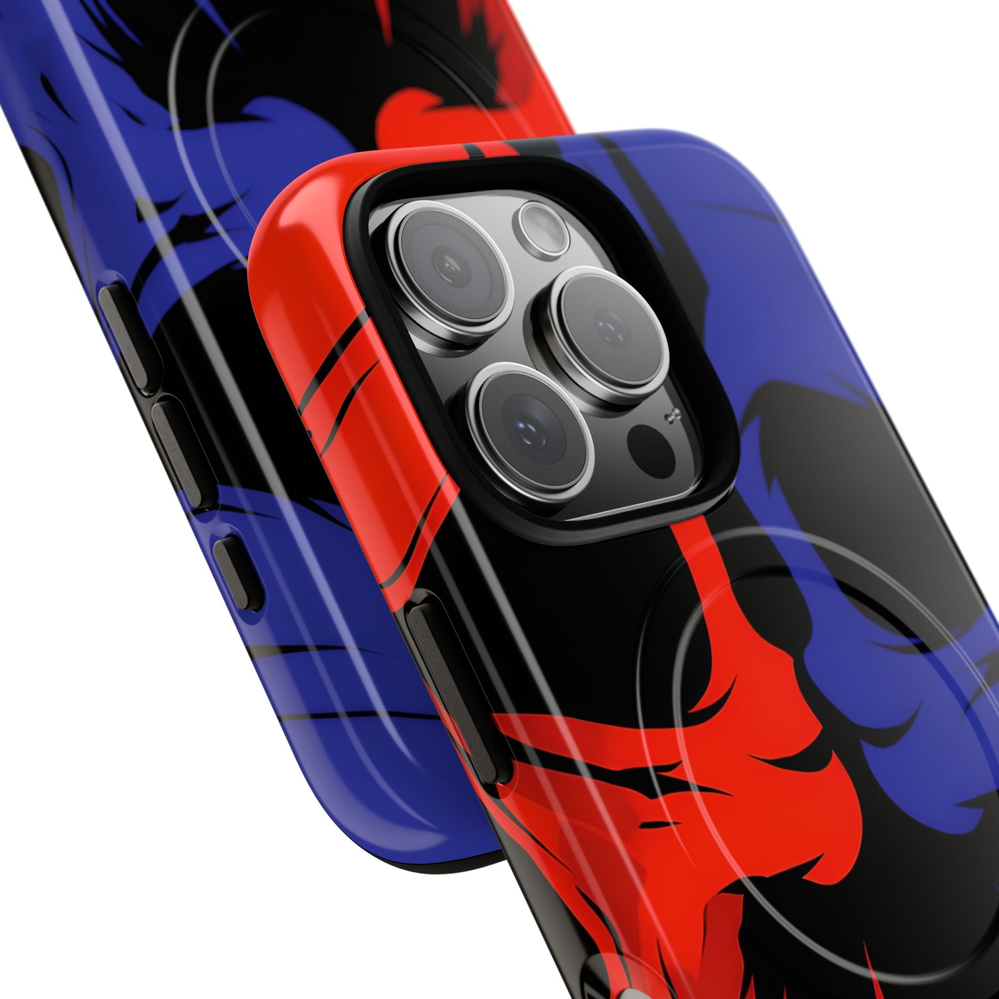 Crimson Cobalt Skulls · Tough+ Phone Case for iPhone · Magsafe