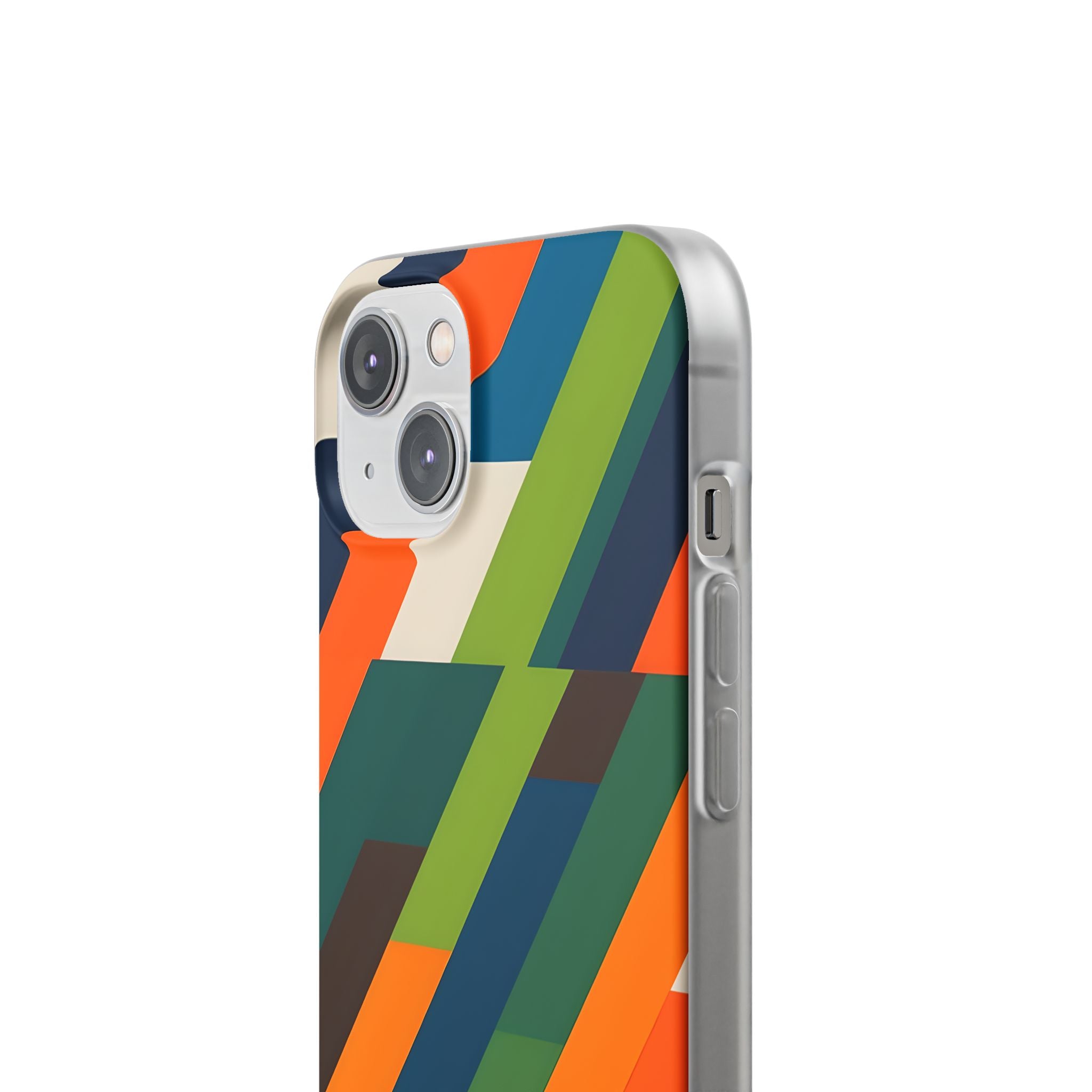 Diagonal Blaze iPhone 14 Case - Soft