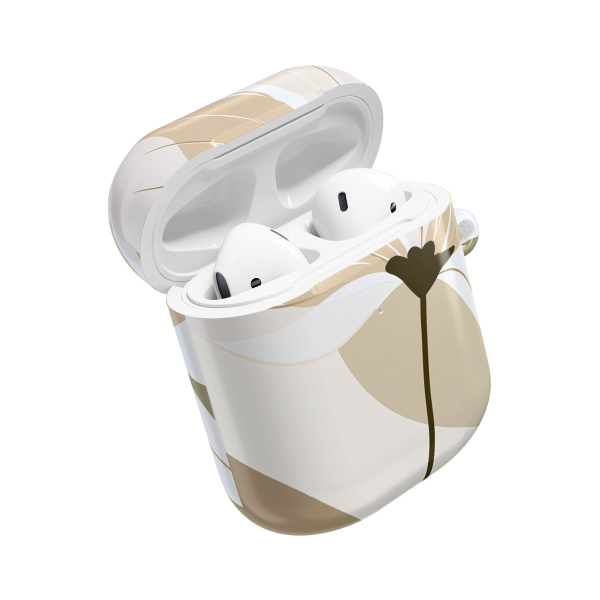 Soft Petal Bloom · Hard Case for AirPods & AirPods Pro · Beige