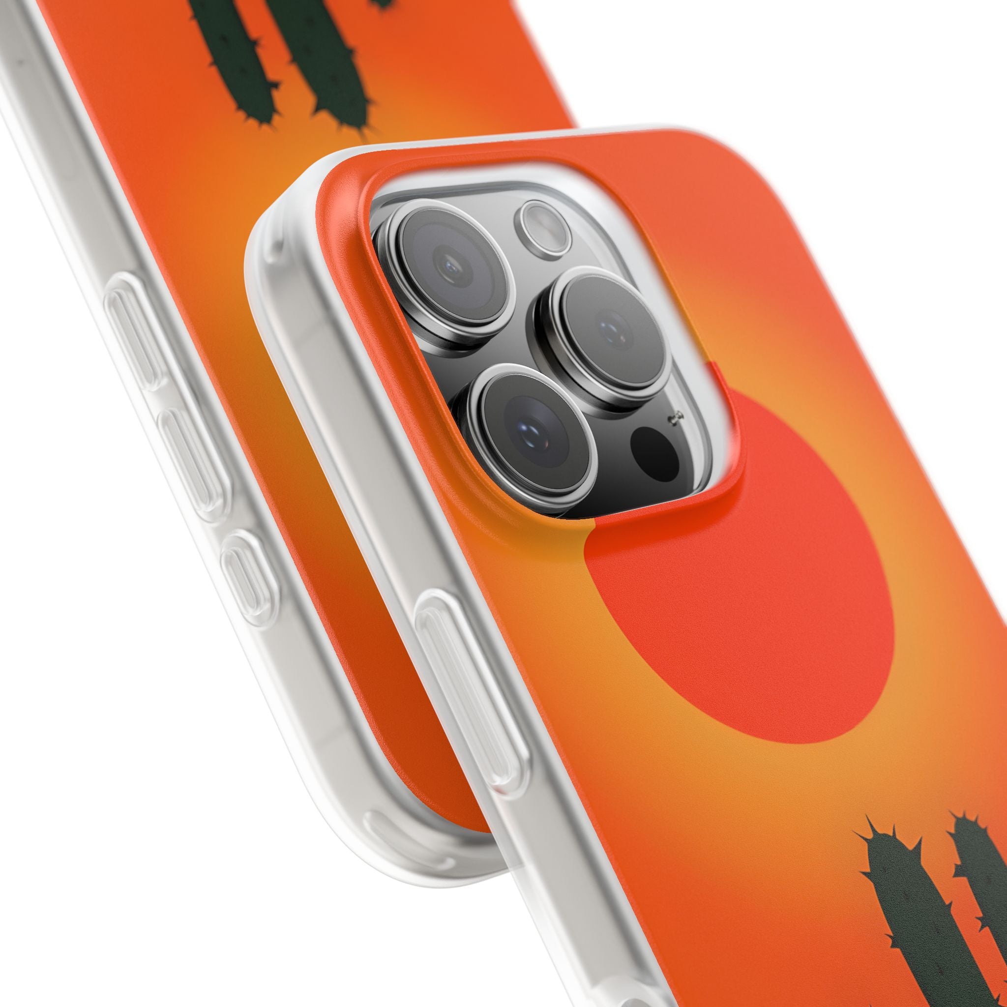 Scorched Saguaro Sunset · Soft Phone Case for iPhone