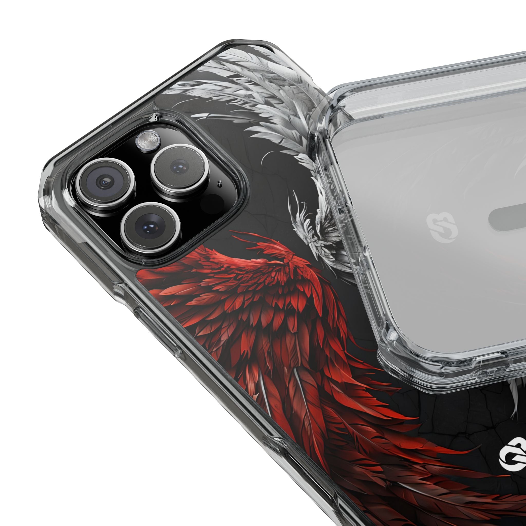 Split Crimson Wing · Impact Phone Case for iPhone · Magsafe
