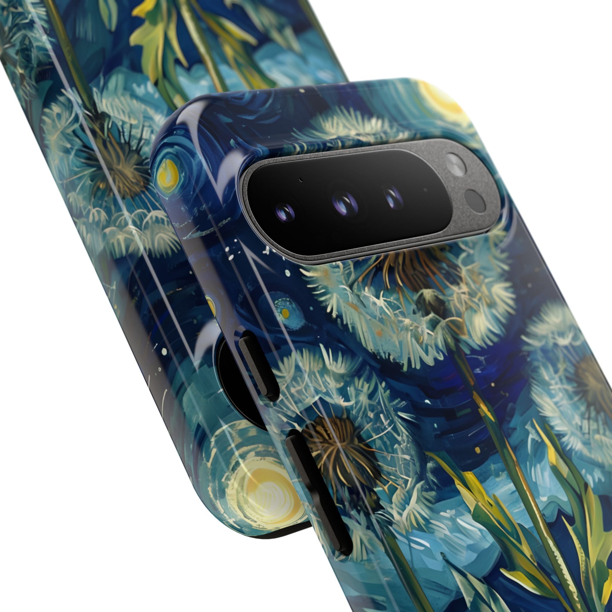 Starry Dandelion Swirl · Tough Phone Case for Google Pixel