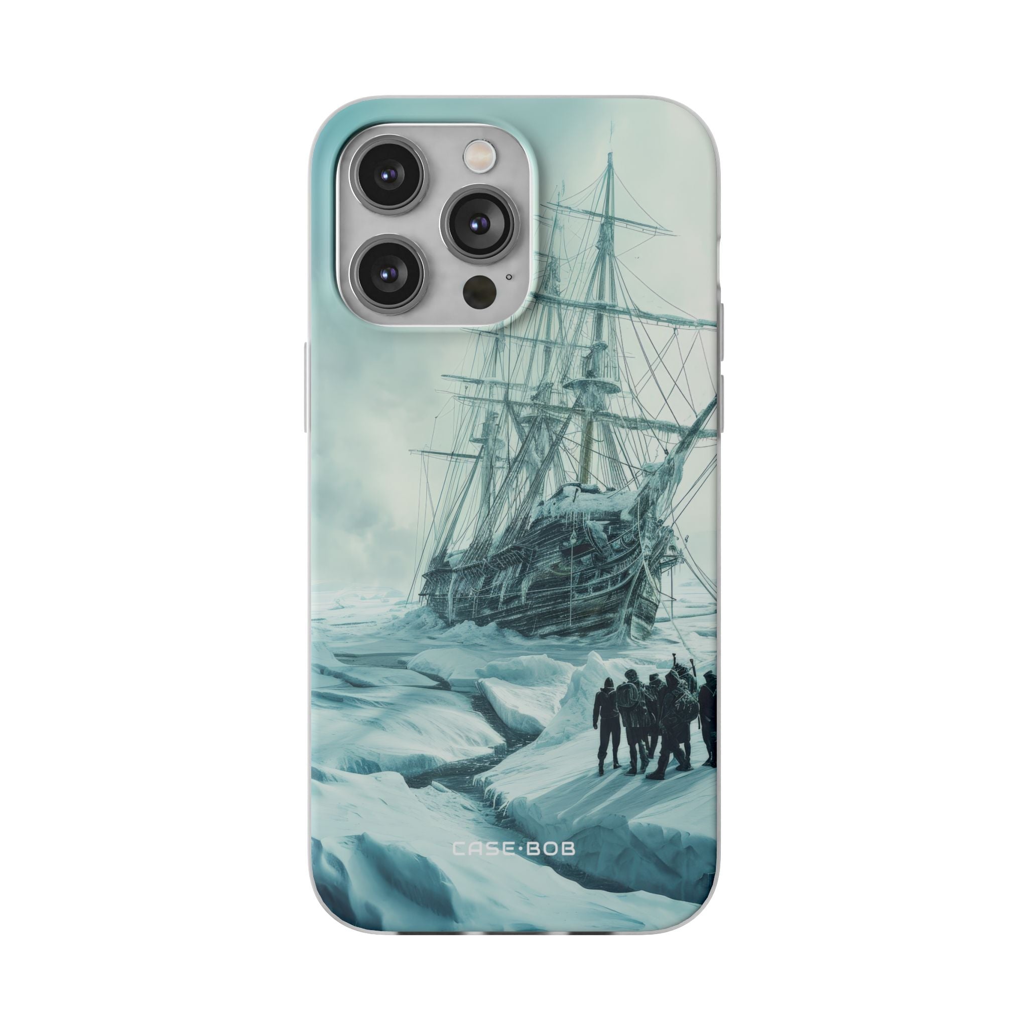 Icebound Ship iPhone 14 Pro Max Case - Soft