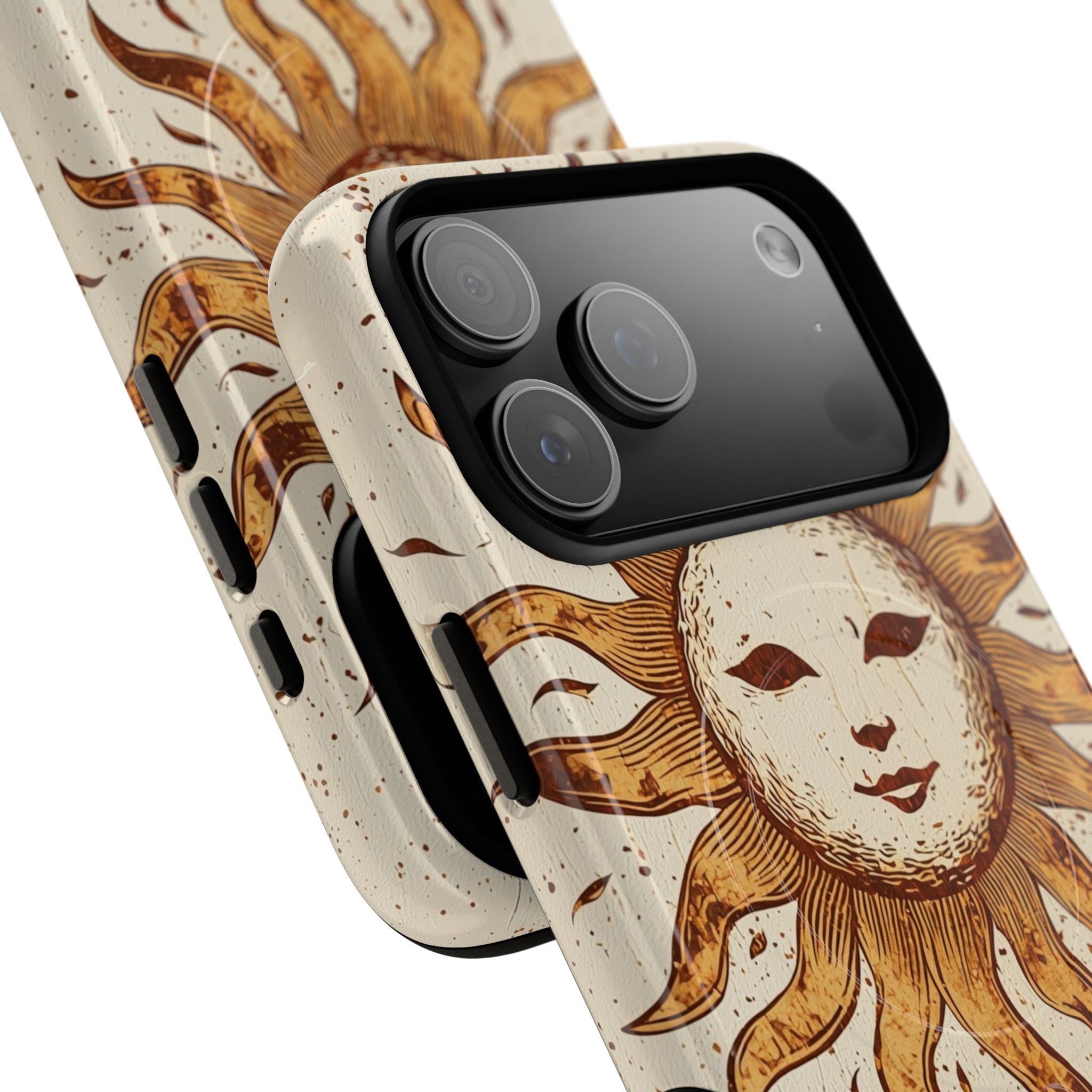 Rustic Solar Mask · Tough+ Phone Case for iPhone · Magsafe