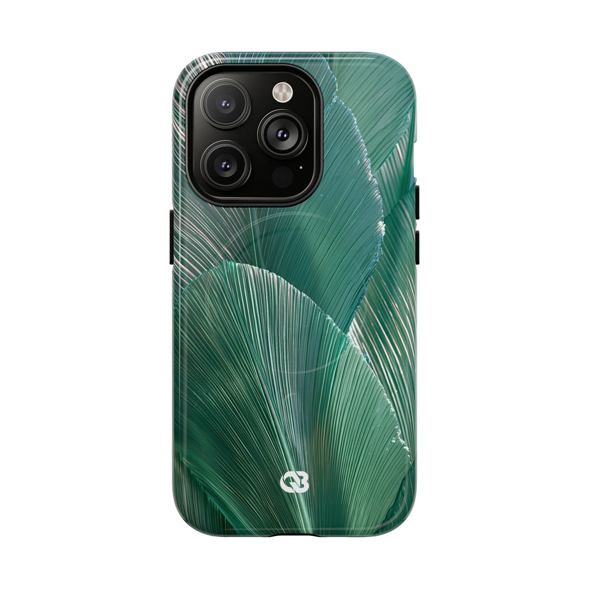 Translucent Fan Palm · Tough 2.0 Magnetic Phone Case for iPhone · Teal