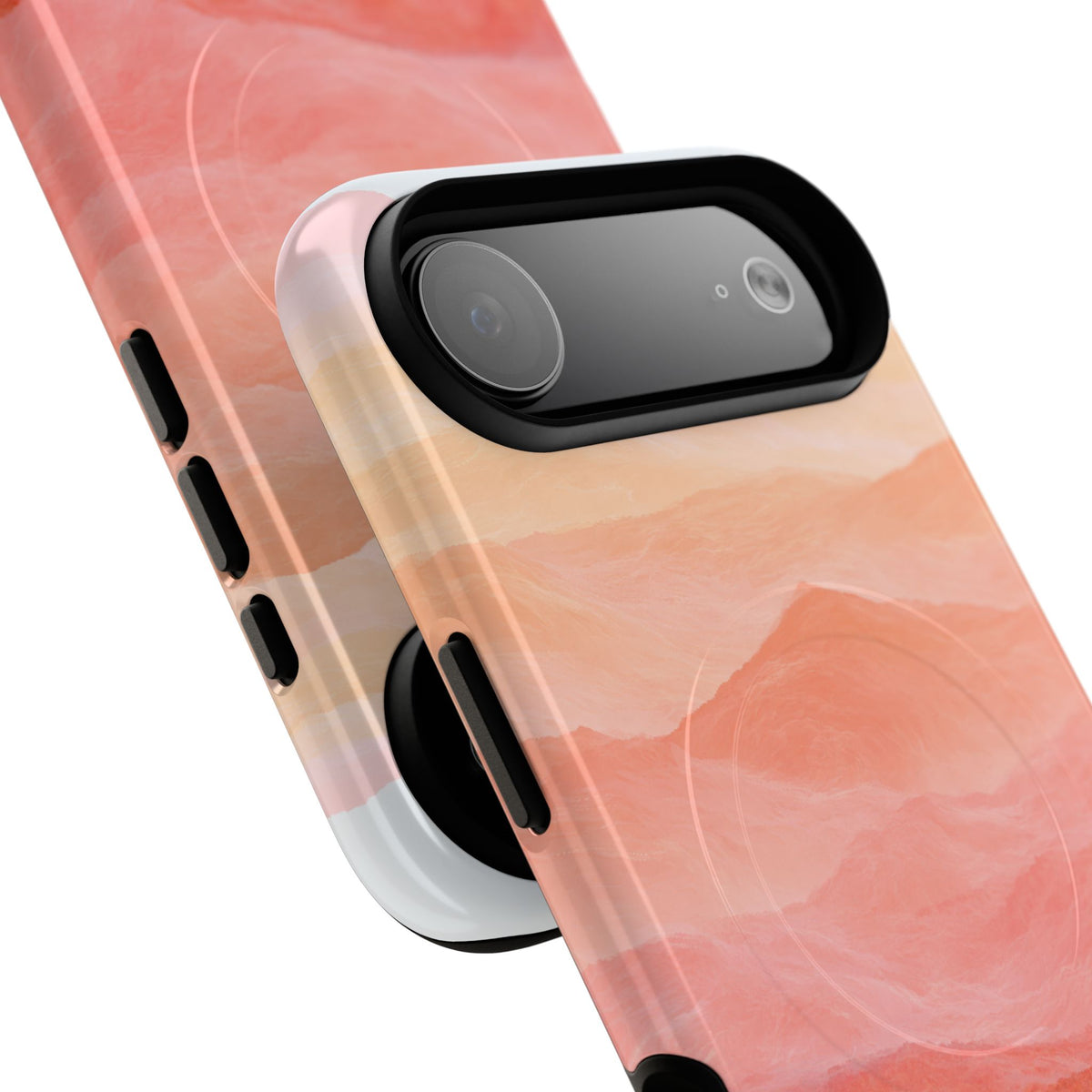 Alpenglow Ridge Vista · Tough 2.0 Magnetic Phone Case for iPhone · Orange