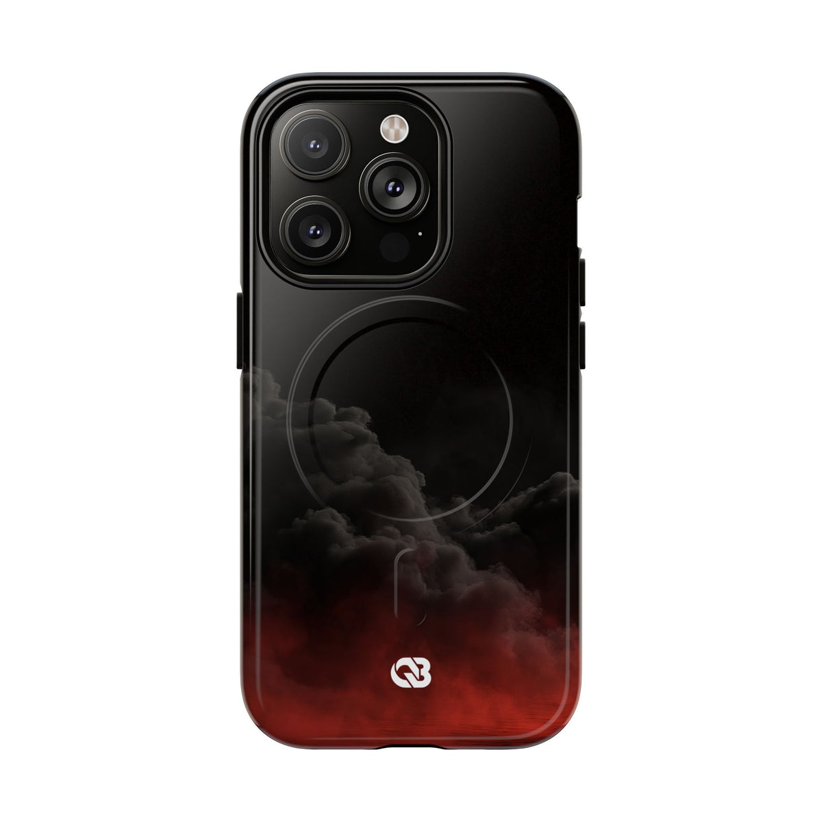 Crimson Fog Void · Tough 2.0 Magnetic Phone Case for iPhone · Black