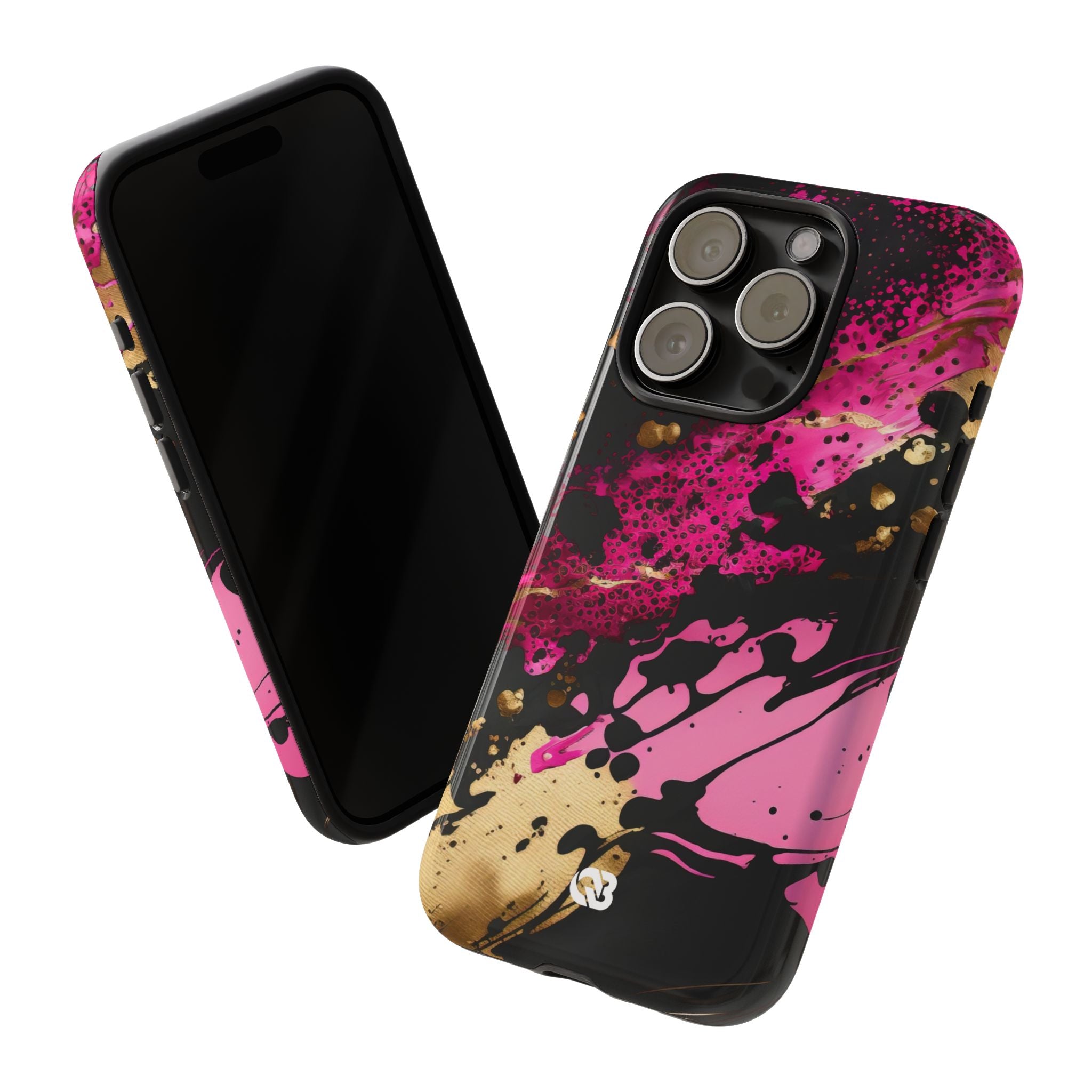 Magenta Liquid Gold · Tough Fundas para teléfono para iPhone